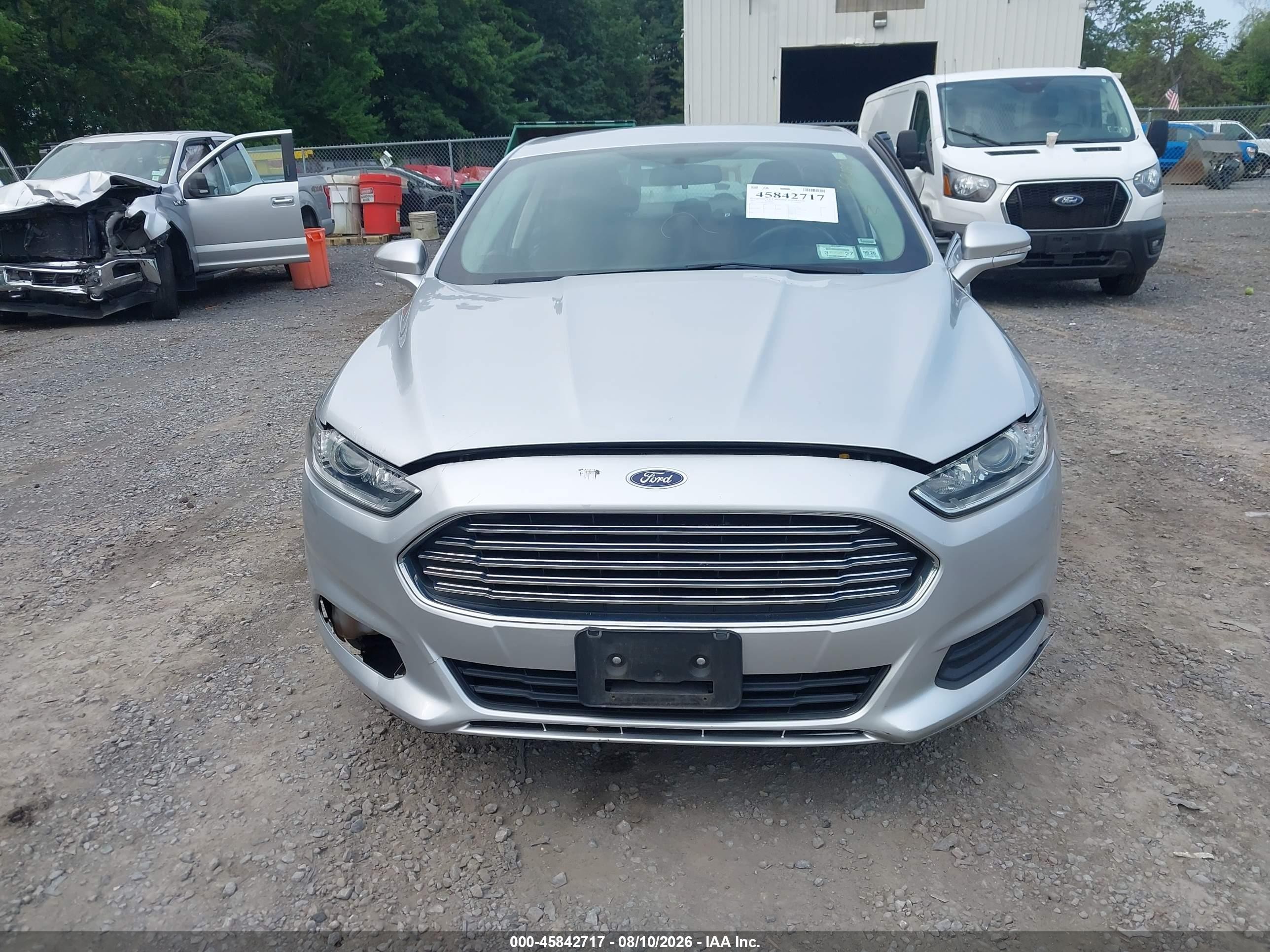 2015 Ford Fusion Se Silver vin: 1FA6P0H7XF5129629