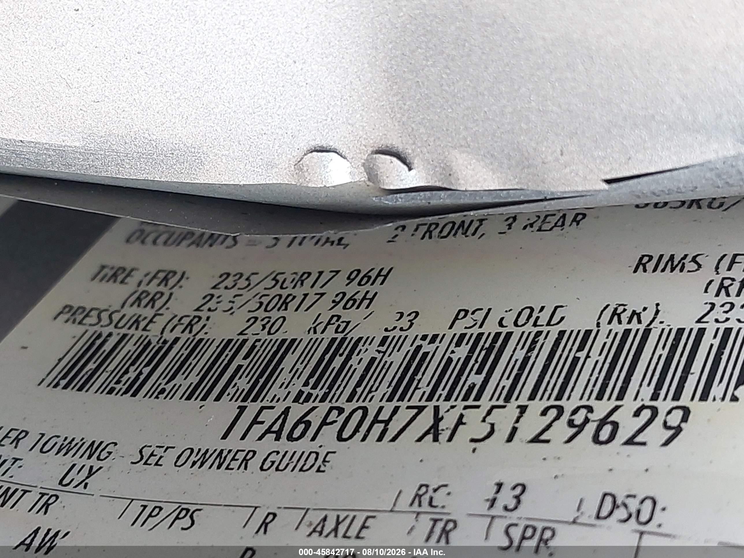 2015 Ford Fusion Se Silver vin: 1FA6P0H7XF5129629