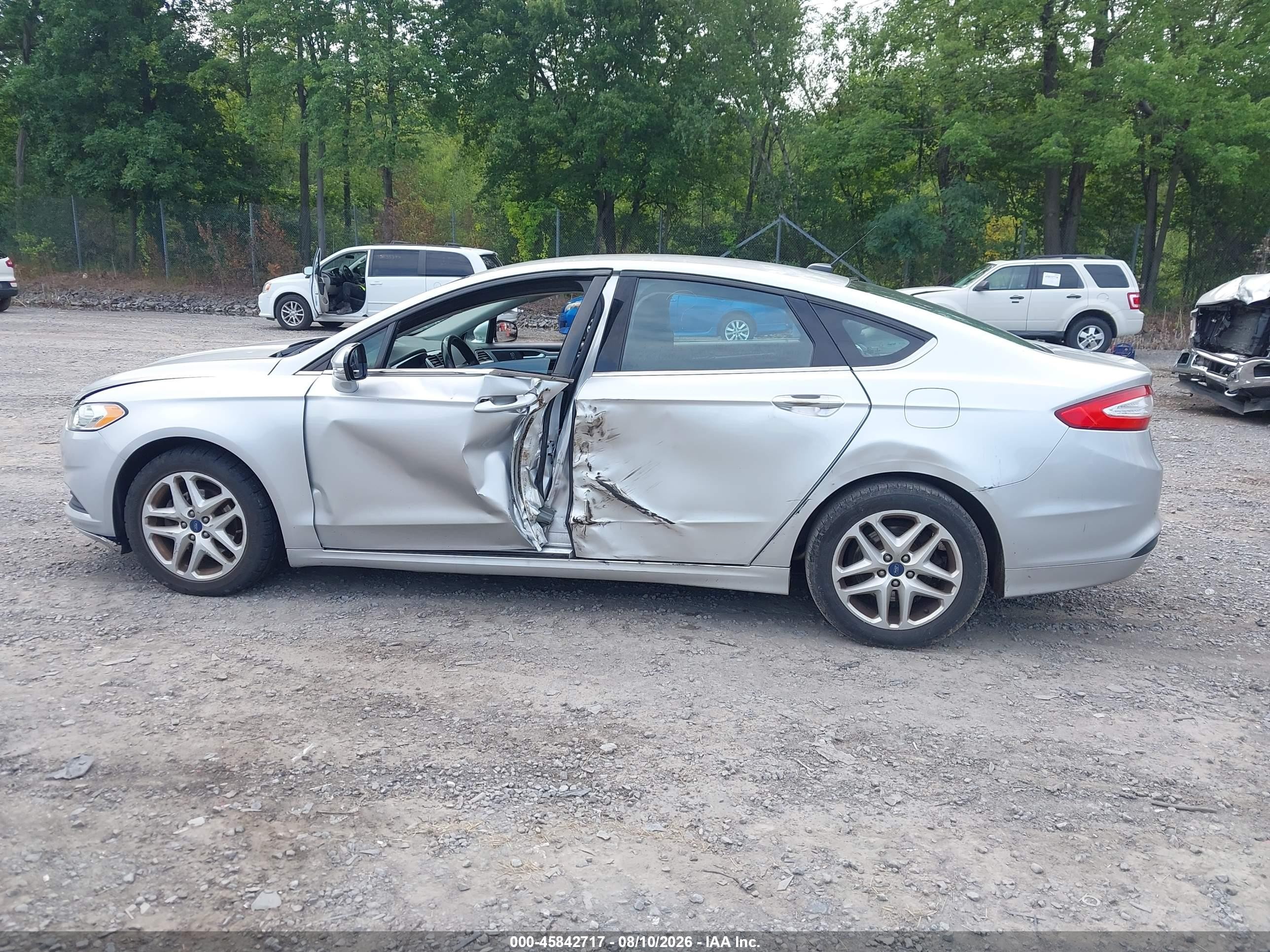 2015 Ford Fusion Se Silver vin: 1FA6P0H7XF5129629