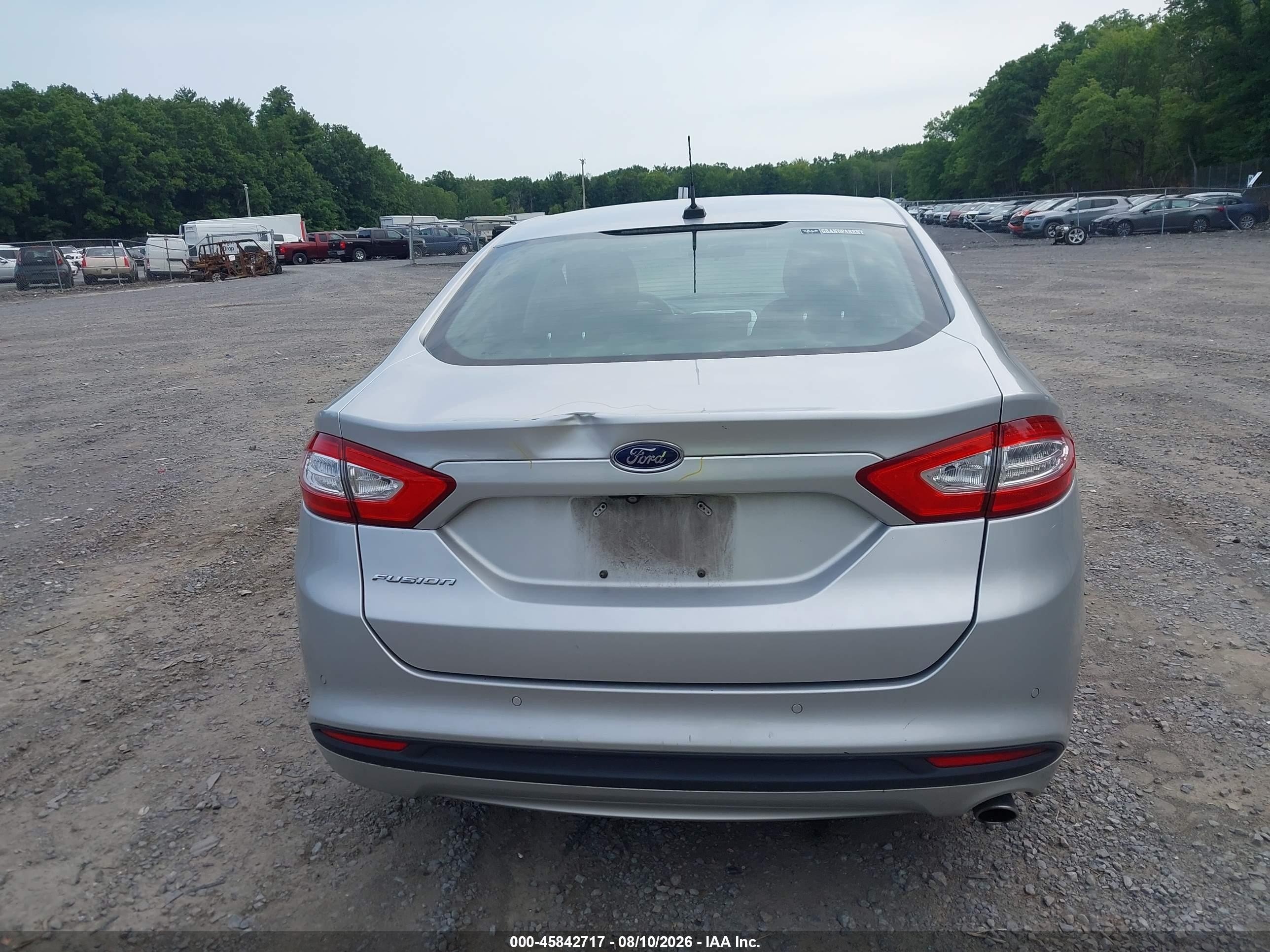 2015 Ford Fusion Se Silver vin: 1FA6P0H7XF5129629