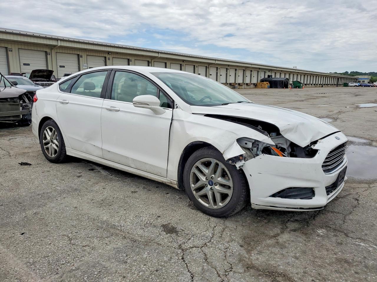 2016 Ford Fusion Se White vin: 1FA6P0H7XG5101668