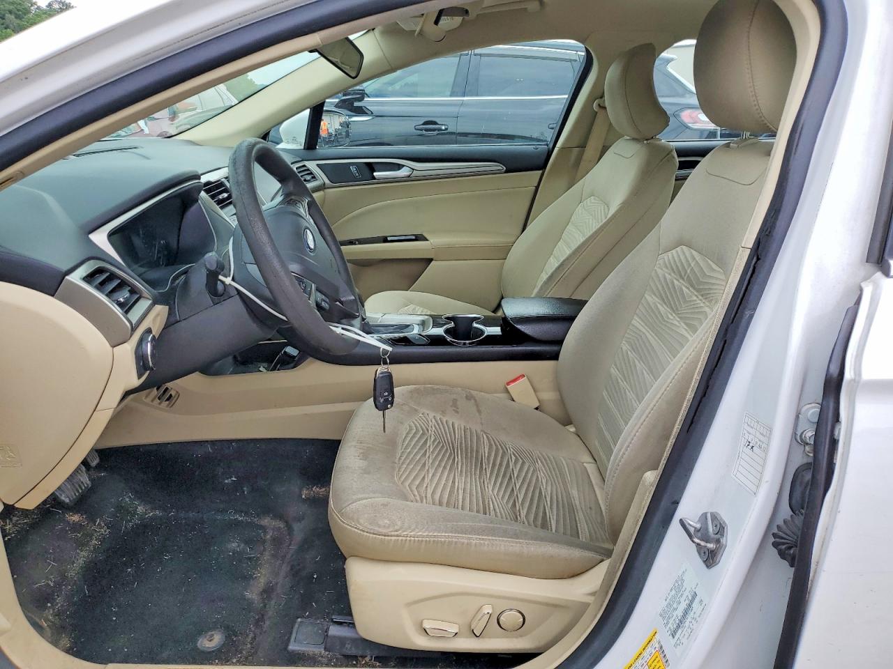 2016 Ford Fusion Se White vin: 1FA6P0H7XG5101668
