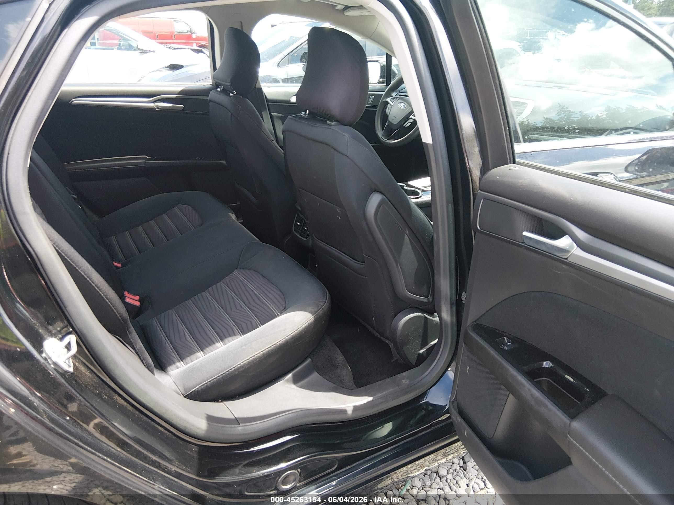 2016 Ford Fusion Se Black vin: 1FA6P0H7XG5106160