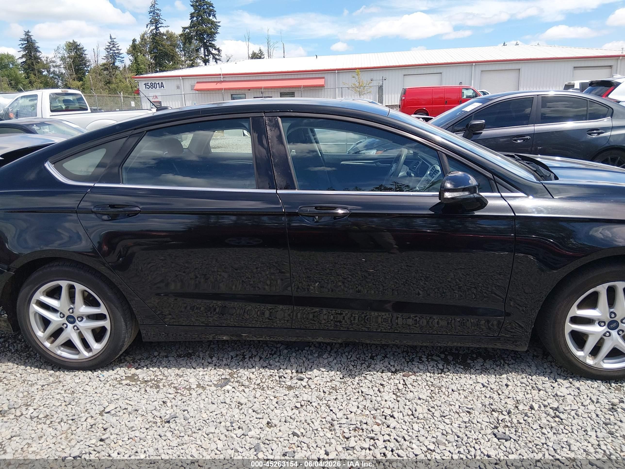 2016 Ford Fusion Se Black vin: 1FA6P0H7XG5106160