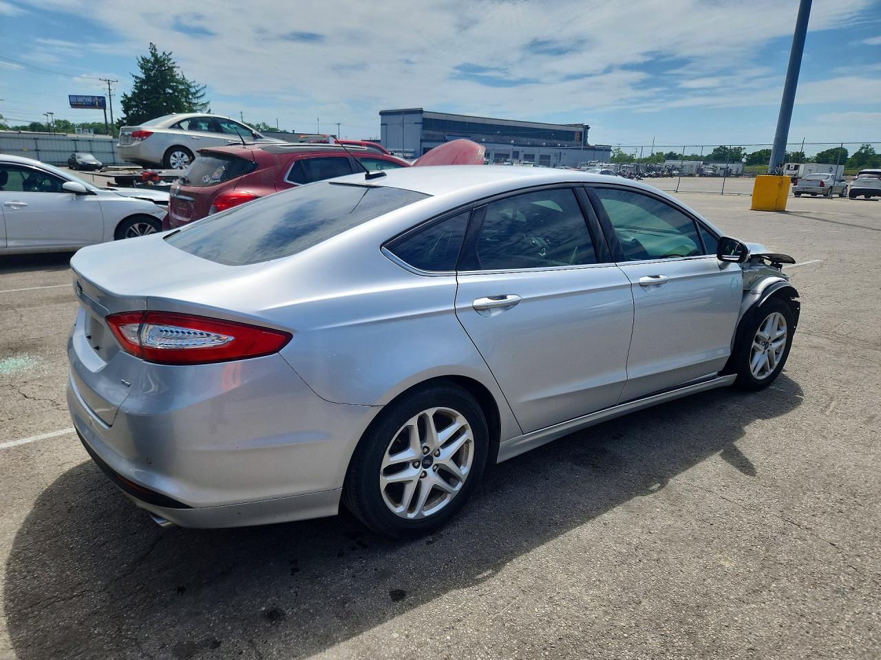 2016 Ford Fusion Se Silver vin: 1FA6P0H7XG5128675
