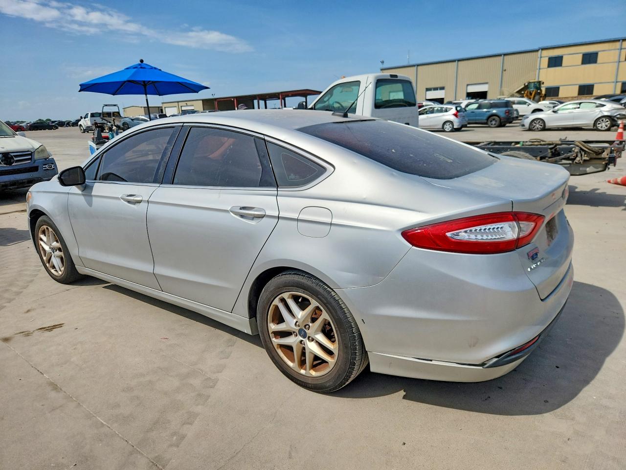 2014 Ford Fusion Se Silver vin: 1FA6P0HD0E5380986