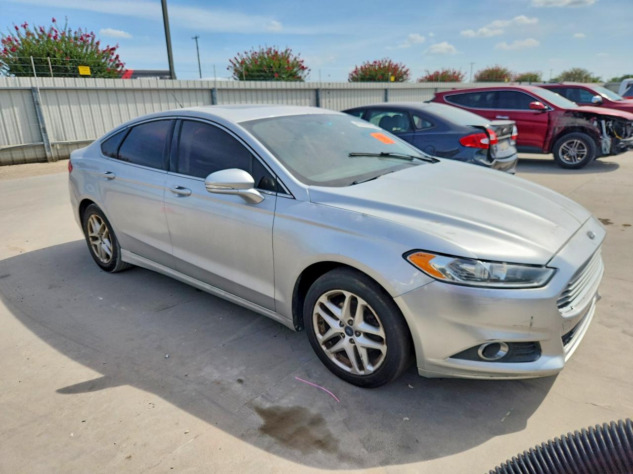 2014 Ford Fusion Se Silver vin: 1FA6P0HD0E5380986