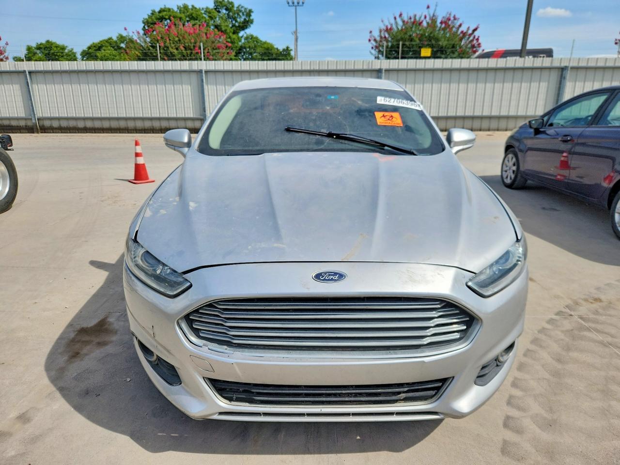2014 Ford Fusion Se Silver vin: 1FA6P0HD0E5380986