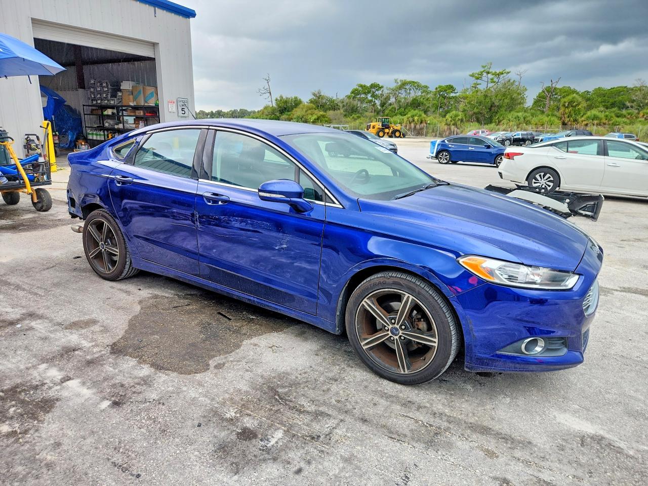 2014 Ford Fusion Se Blue vin: 1FA6P0HD0E5404008