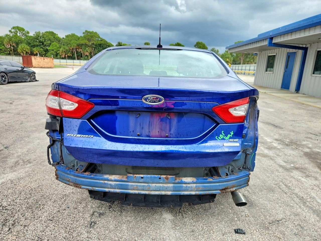 2014 Ford Fusion Se Blue vin: 1FA6P0HD0E5404008