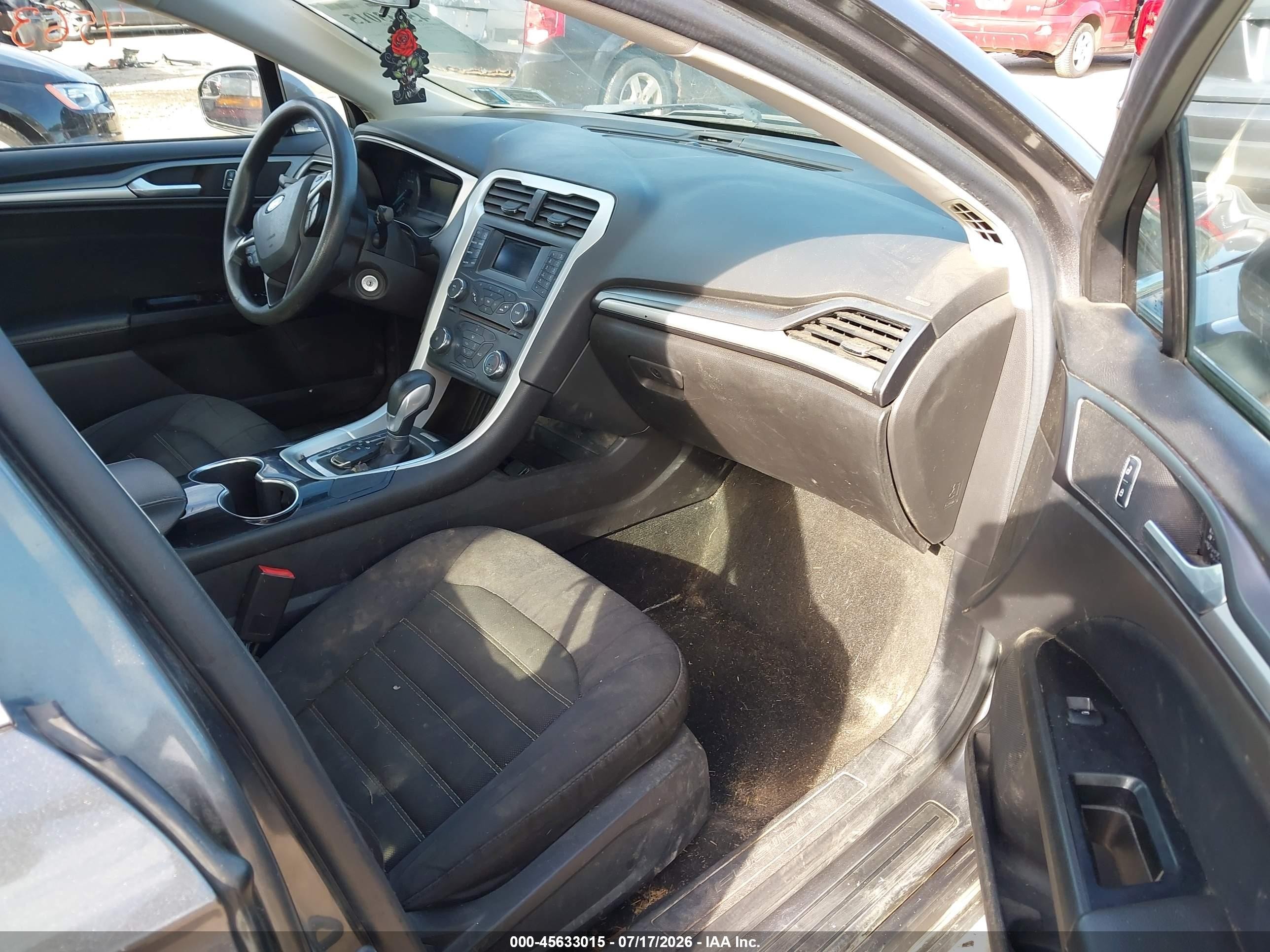 2014 Ford Fusion Se Gray vin: 1FA6P0HD0E5404980