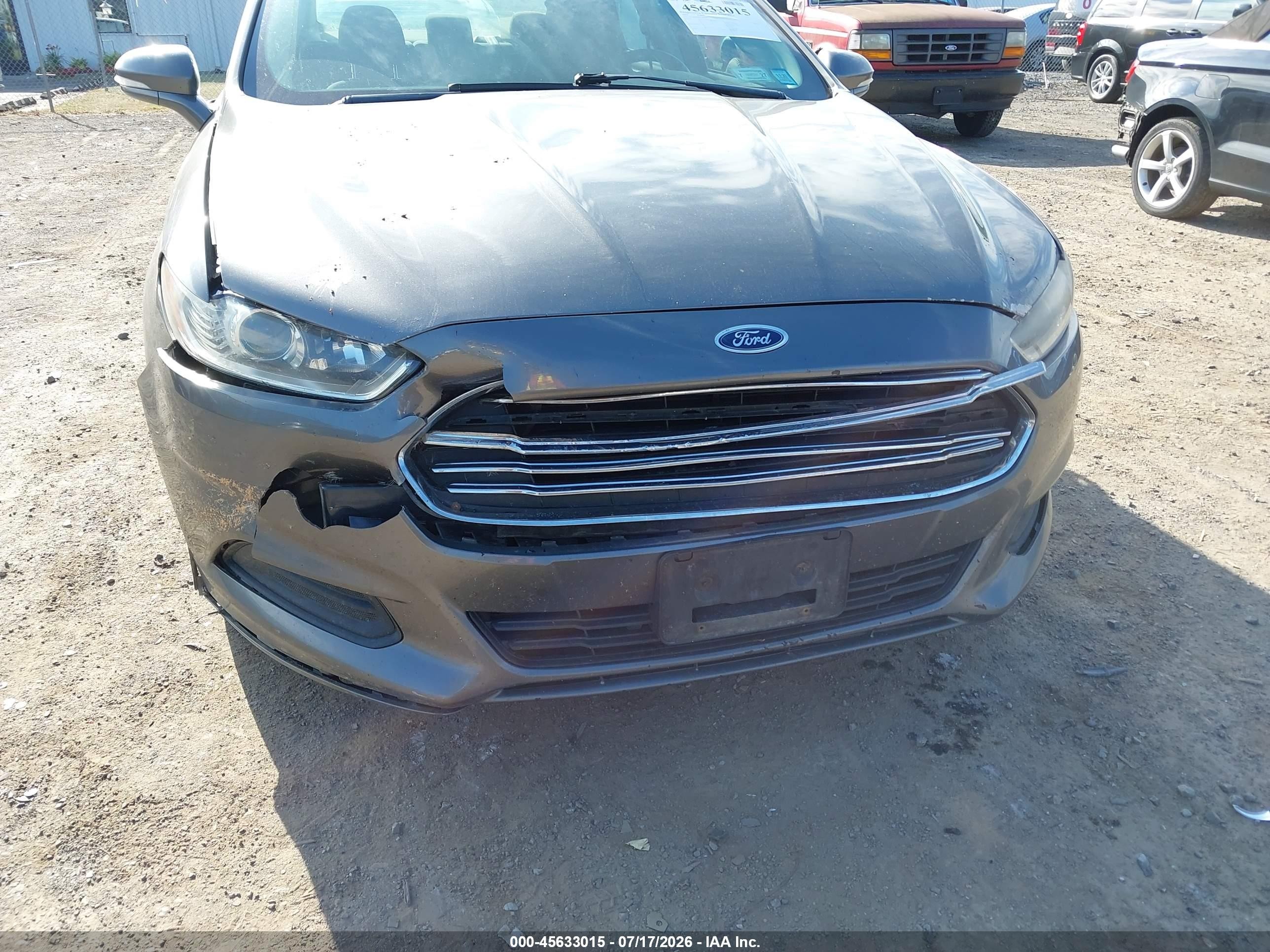 2014 Ford Fusion Se Gray vin: 1FA6P0HD0E5404980