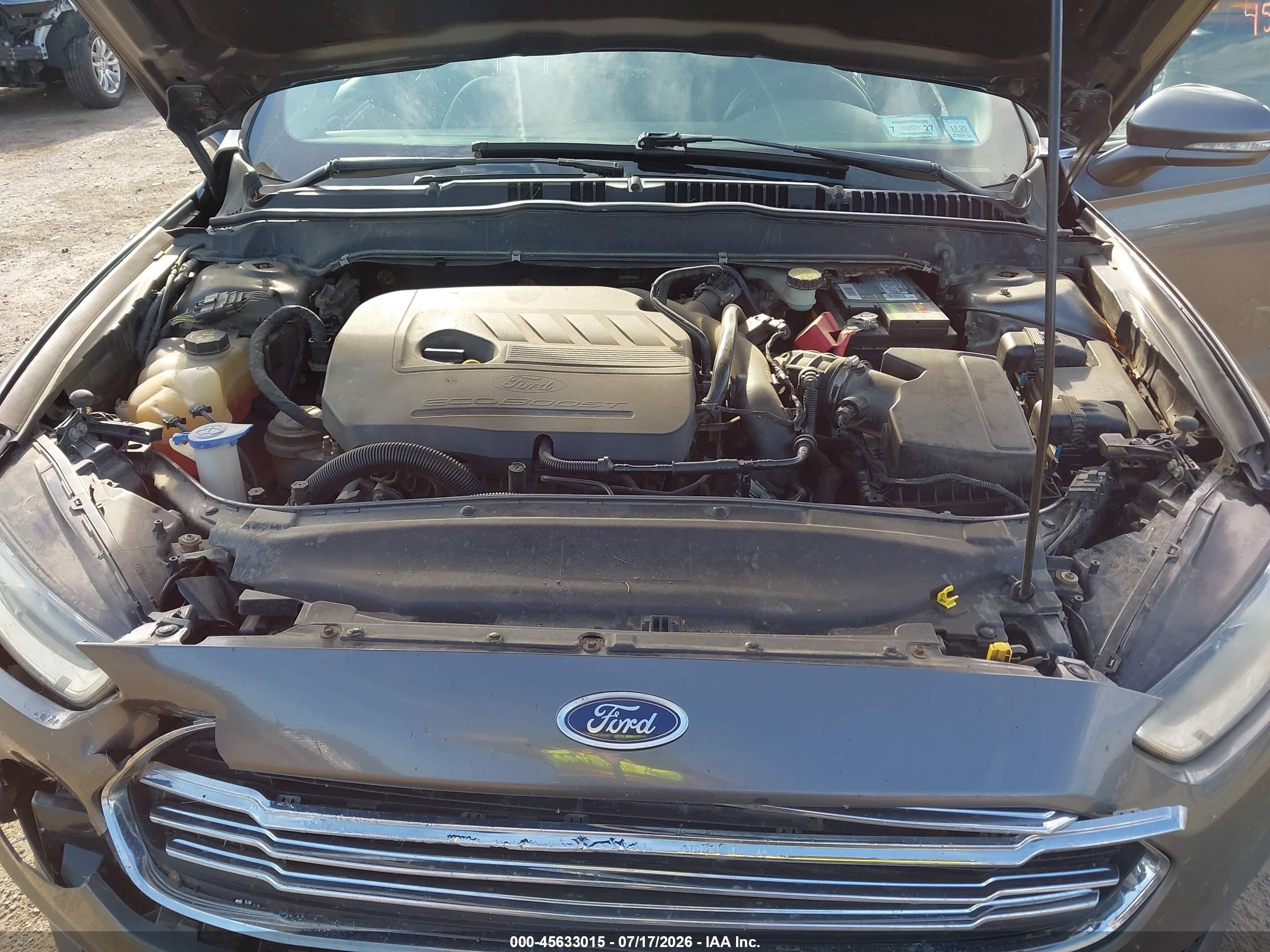 2014 Ford Fusion Se Gray vin: 1FA6P0HD0E5404980