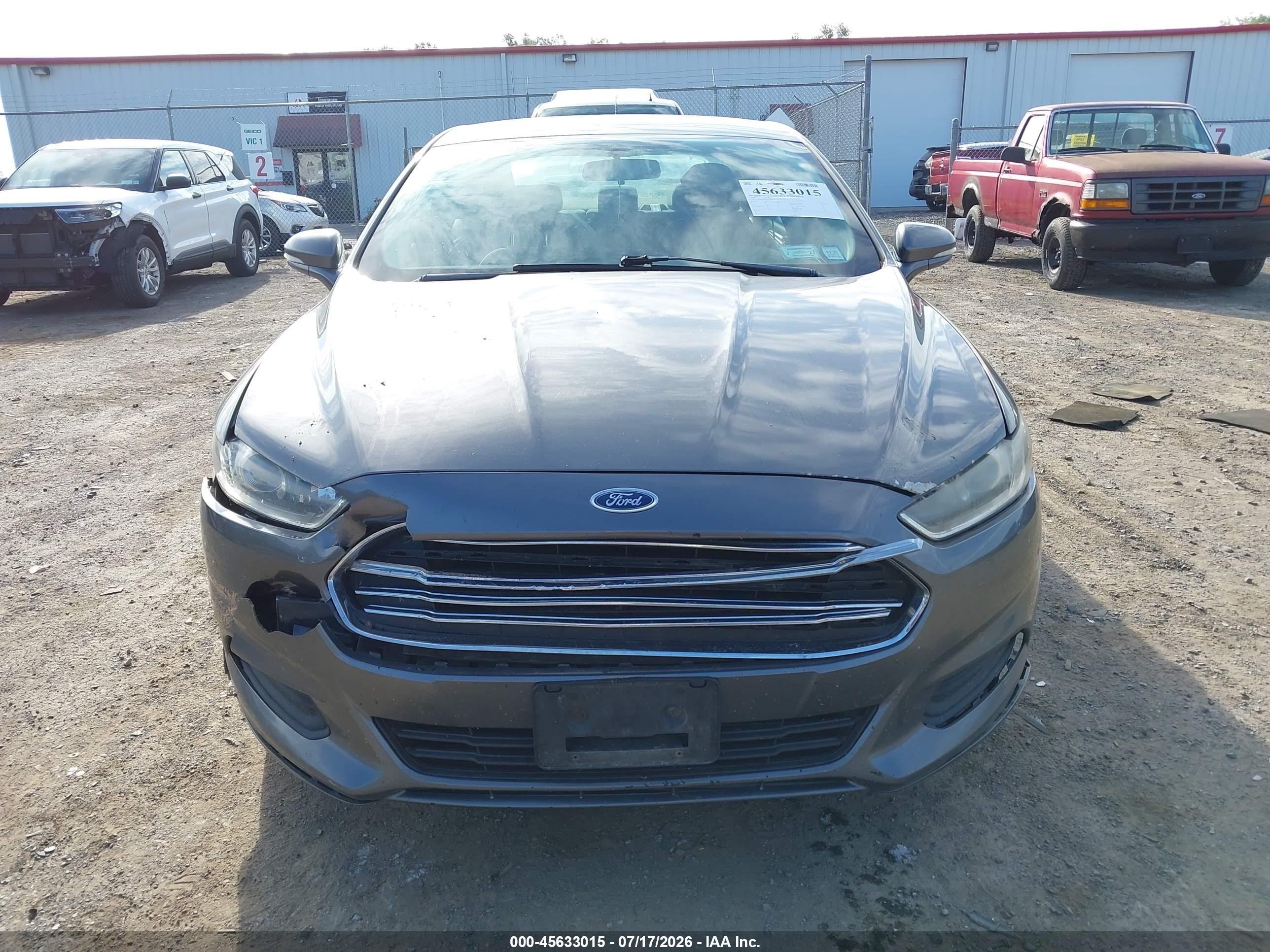 2014 Ford Fusion Se Gray vin: 1FA6P0HD0E5404980