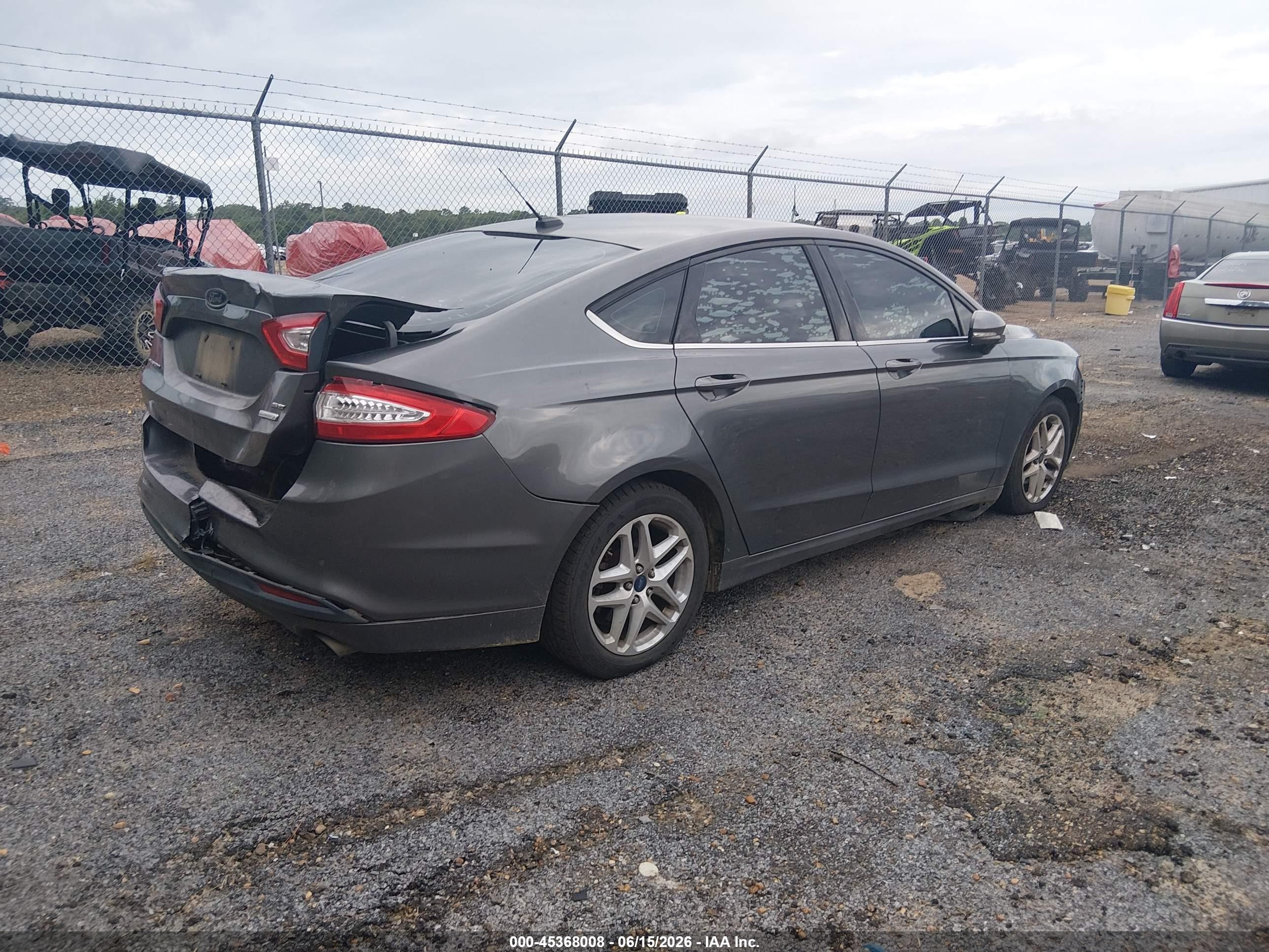 2014 Ford Fusion Se Gray vin: 1FA6P0HD0E5406440