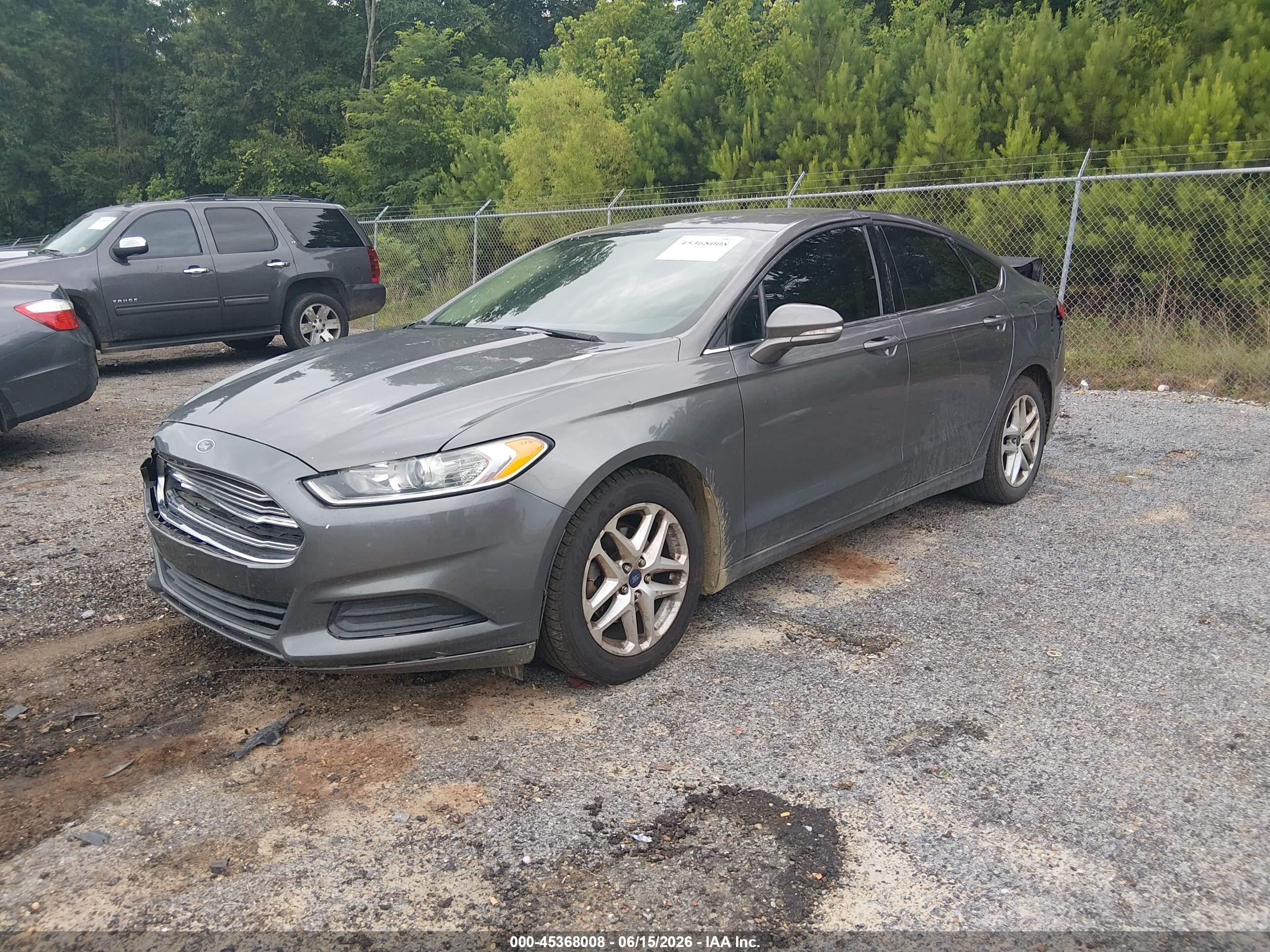 2014 Ford Fusion Se Gray vin: 1FA6P0HD0E5406440