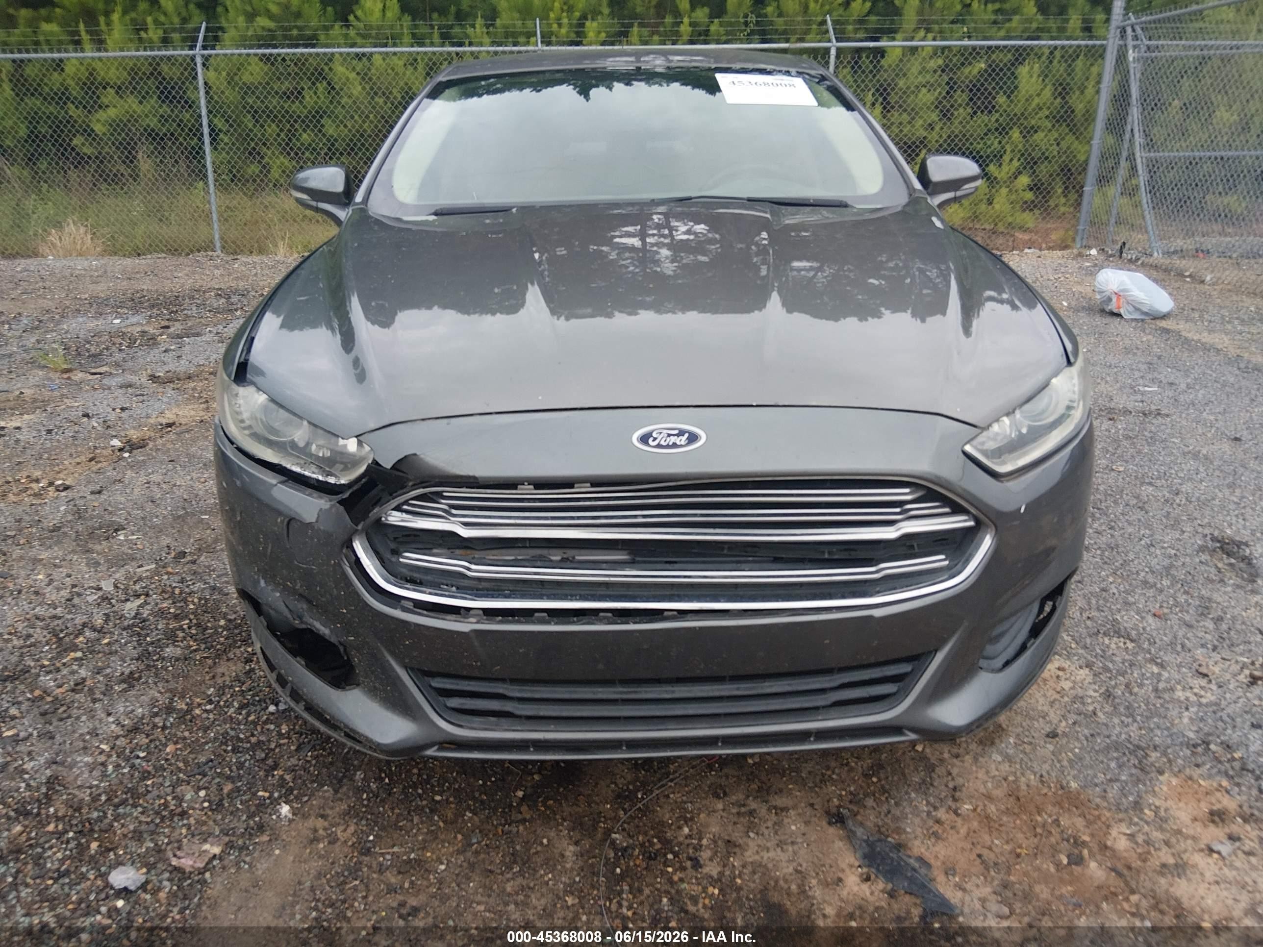 2014 Ford Fusion Se Gray vin: 1FA6P0HD0E5406440