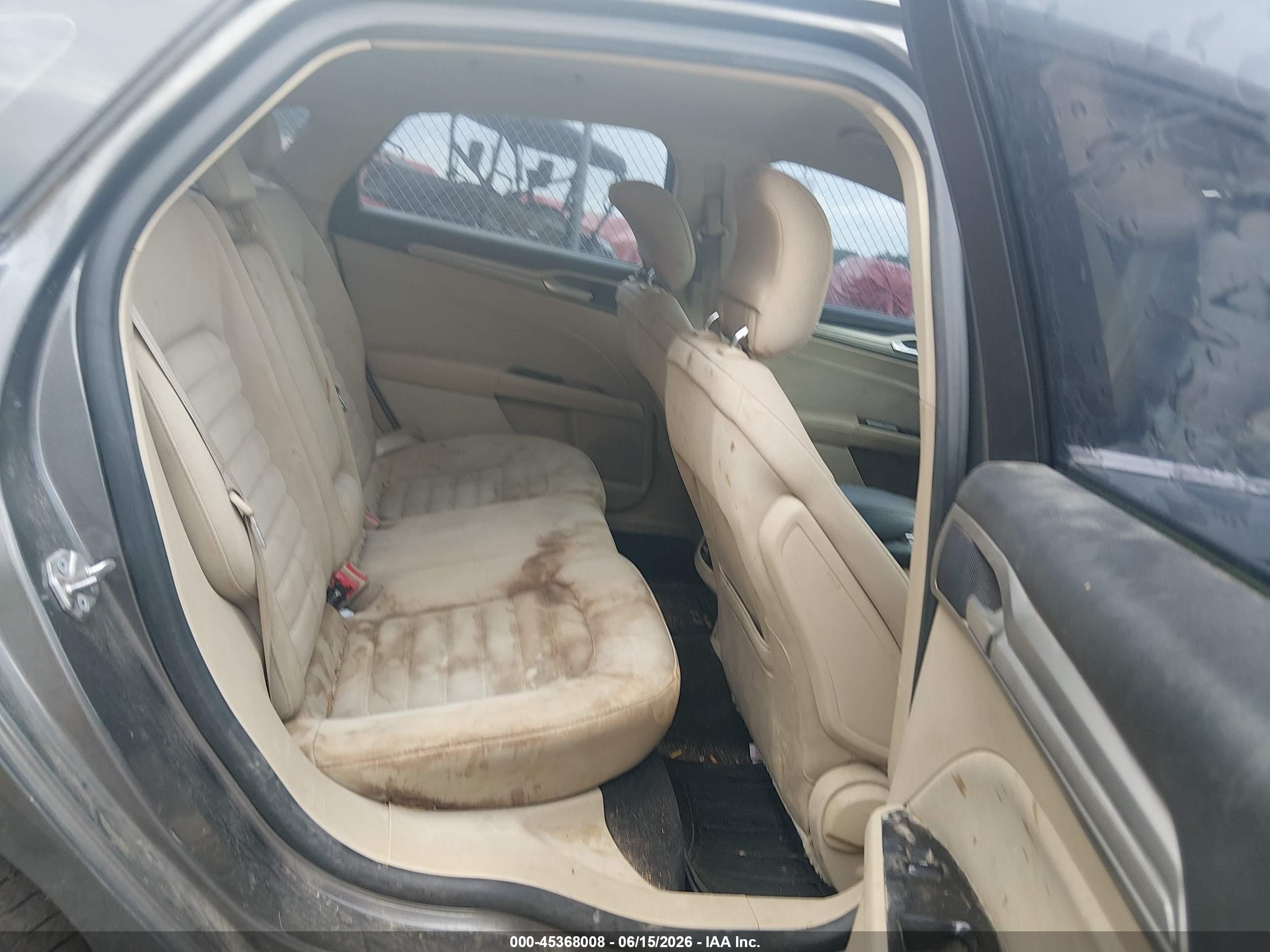 2014 Ford Fusion Se Gray vin: 1FA6P0HD0E5406440