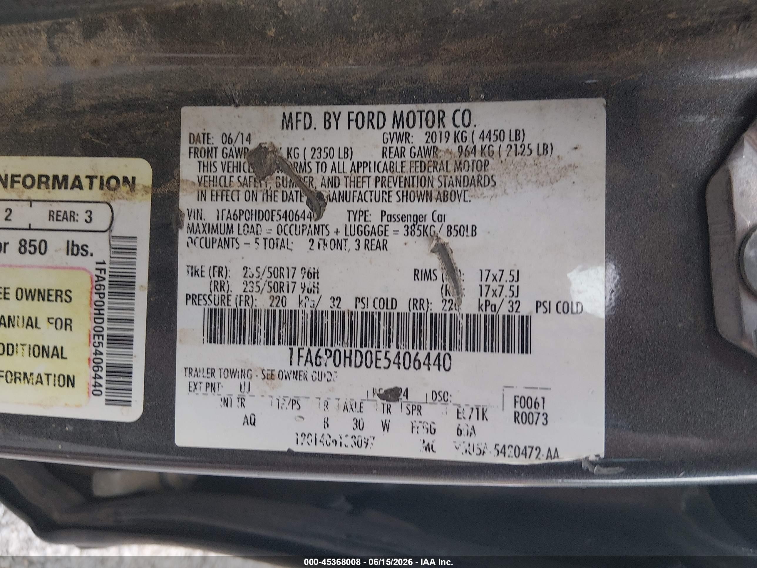 2014 Ford Fusion Se Gray vin: 1FA6P0HD0E5406440