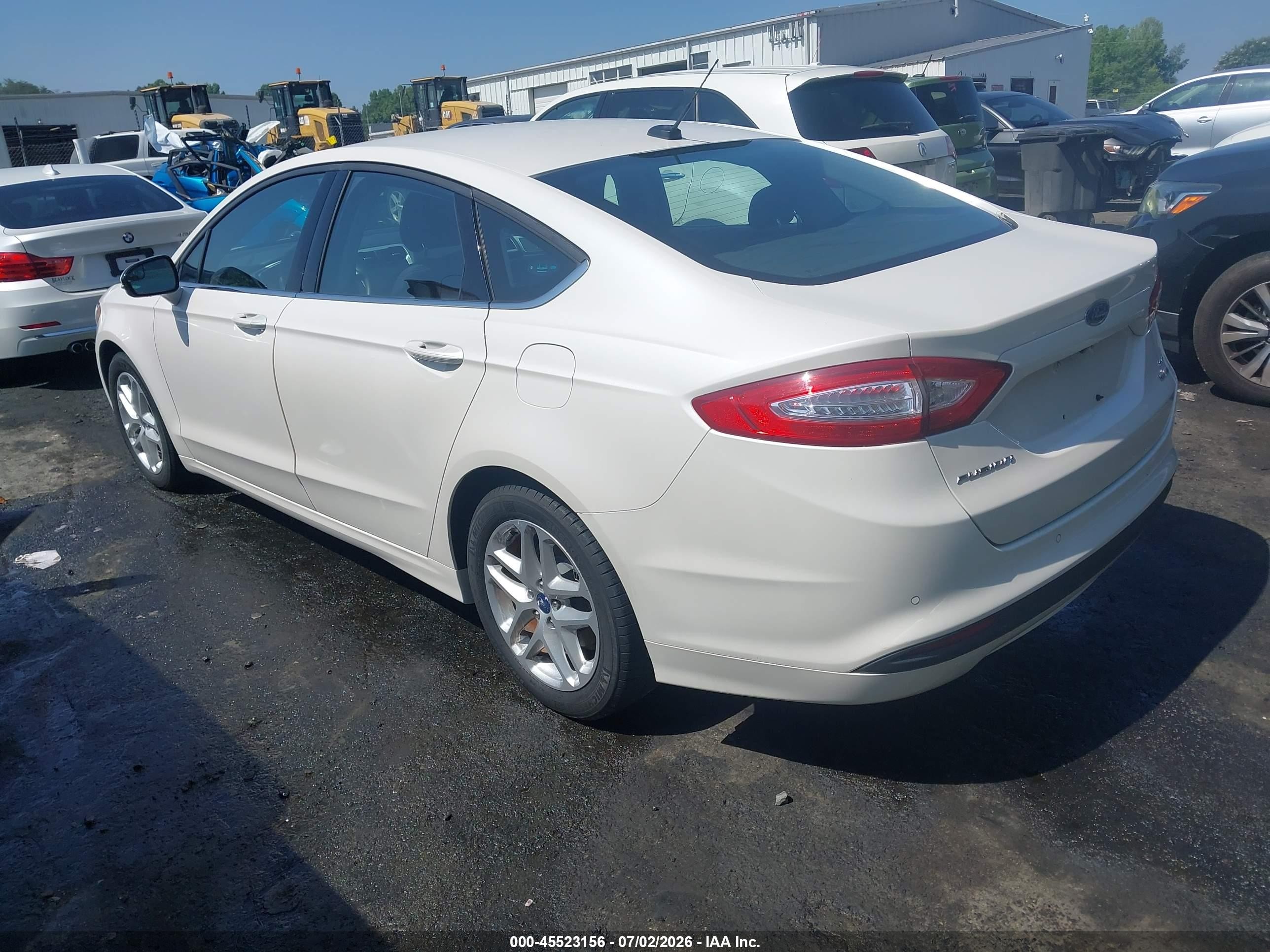 2015 Ford Fusion Se White vin: 1FA6P0HD0F5106009