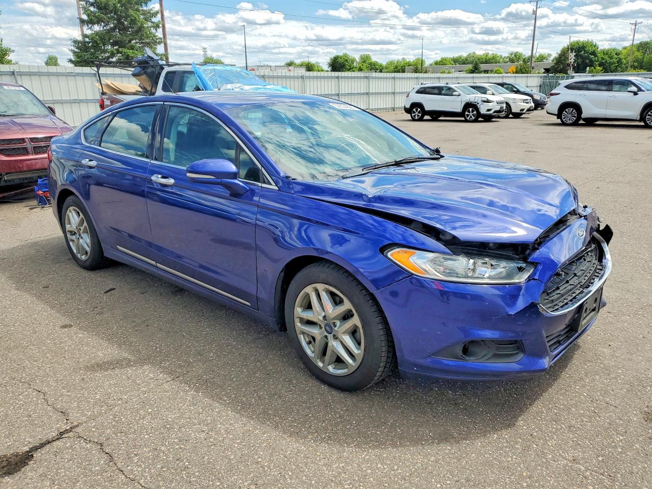 2015 Ford Fusion Se Blue vin: 1FA6P0HD0F5120265