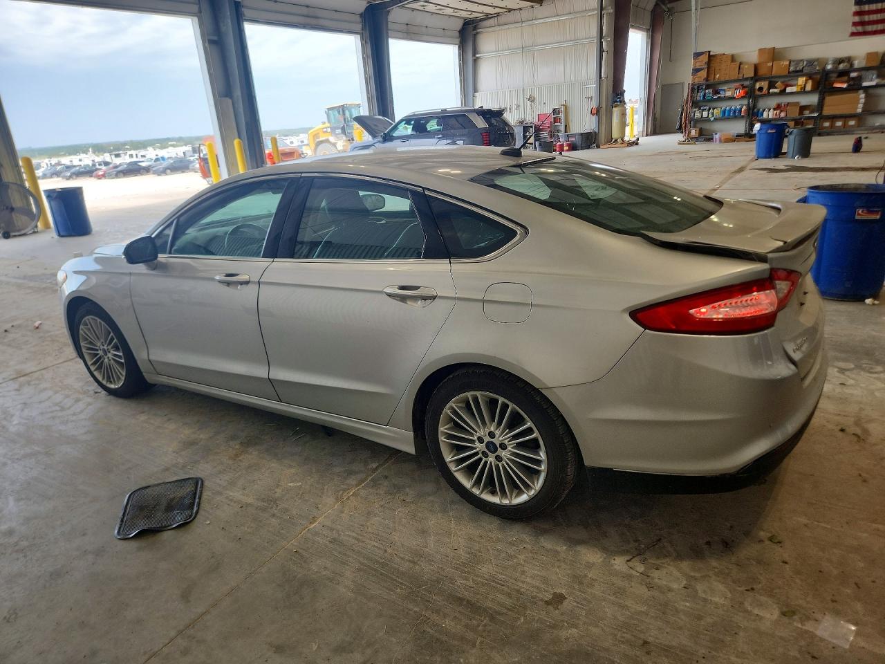 2015 Ford Fusion Se Silver vin: 1FA6P0HD0F5123747