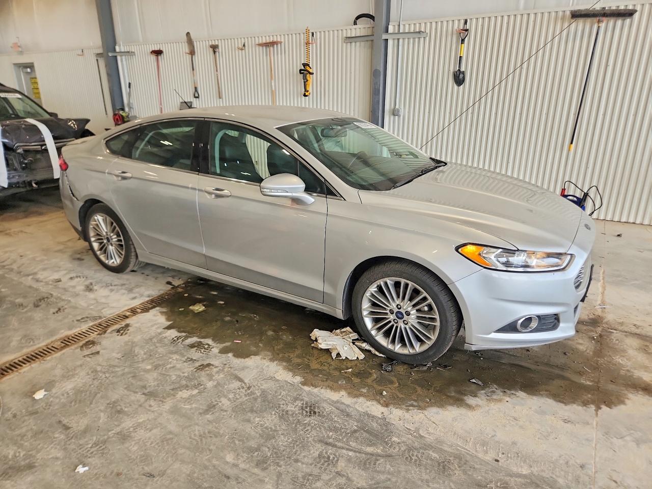 2015 Ford Fusion Se Silver vin: 1FA6P0HD0F5123747