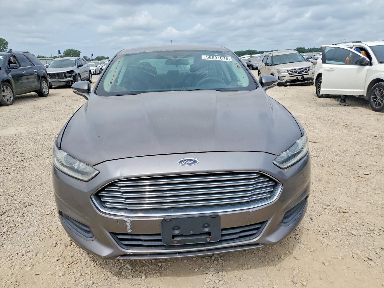 2014 Ford Fusion Se Gray vin: 1FA6P0HD1E5364005