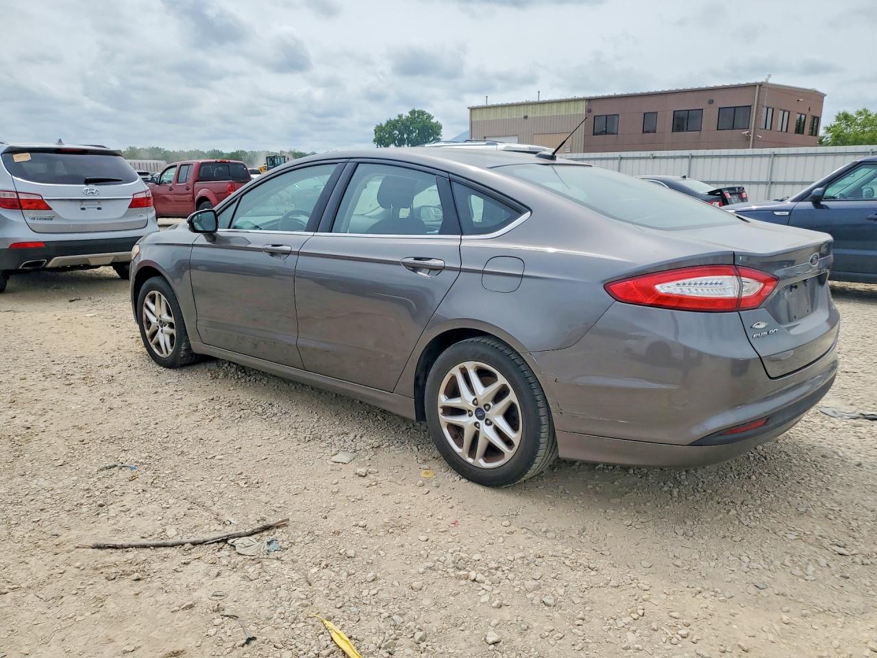 2014 Ford Fusion Se Gray vin: 1FA6P0HD1E5364005
