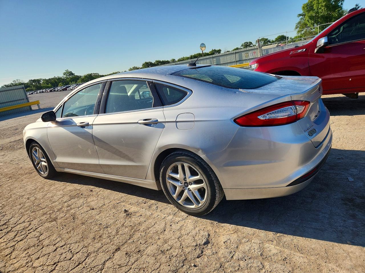 2014 Ford Fusion Se Silver vin: 1FA6P0HD1E5386053