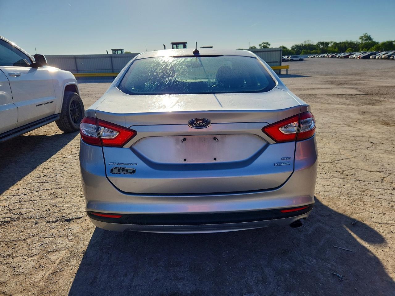 2014 Ford Fusion Se Silver vin: 1FA6P0HD1E5386053