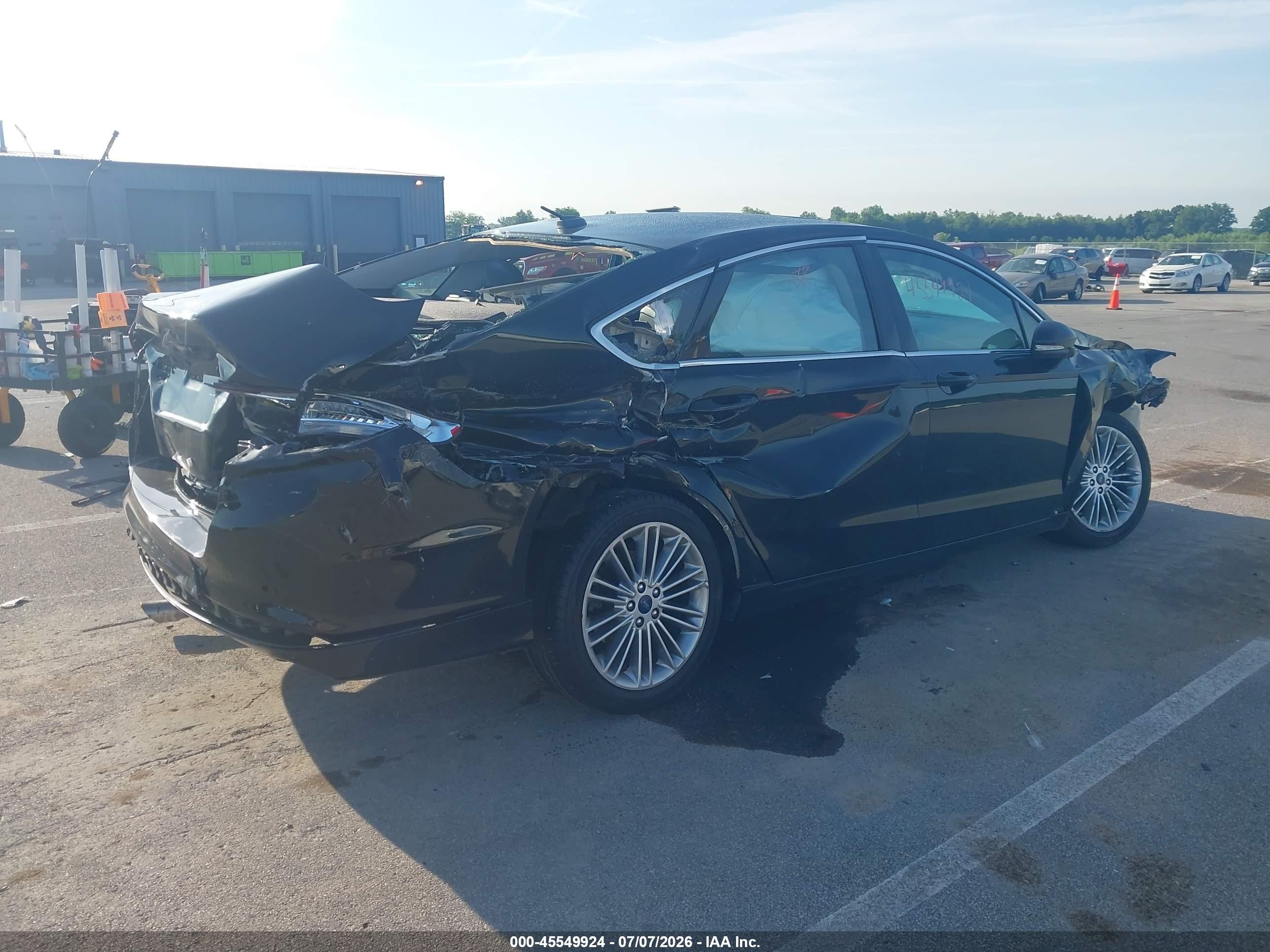 2015 Ford Fusion Se Черный vin: 1FA6P0HD1F5103670