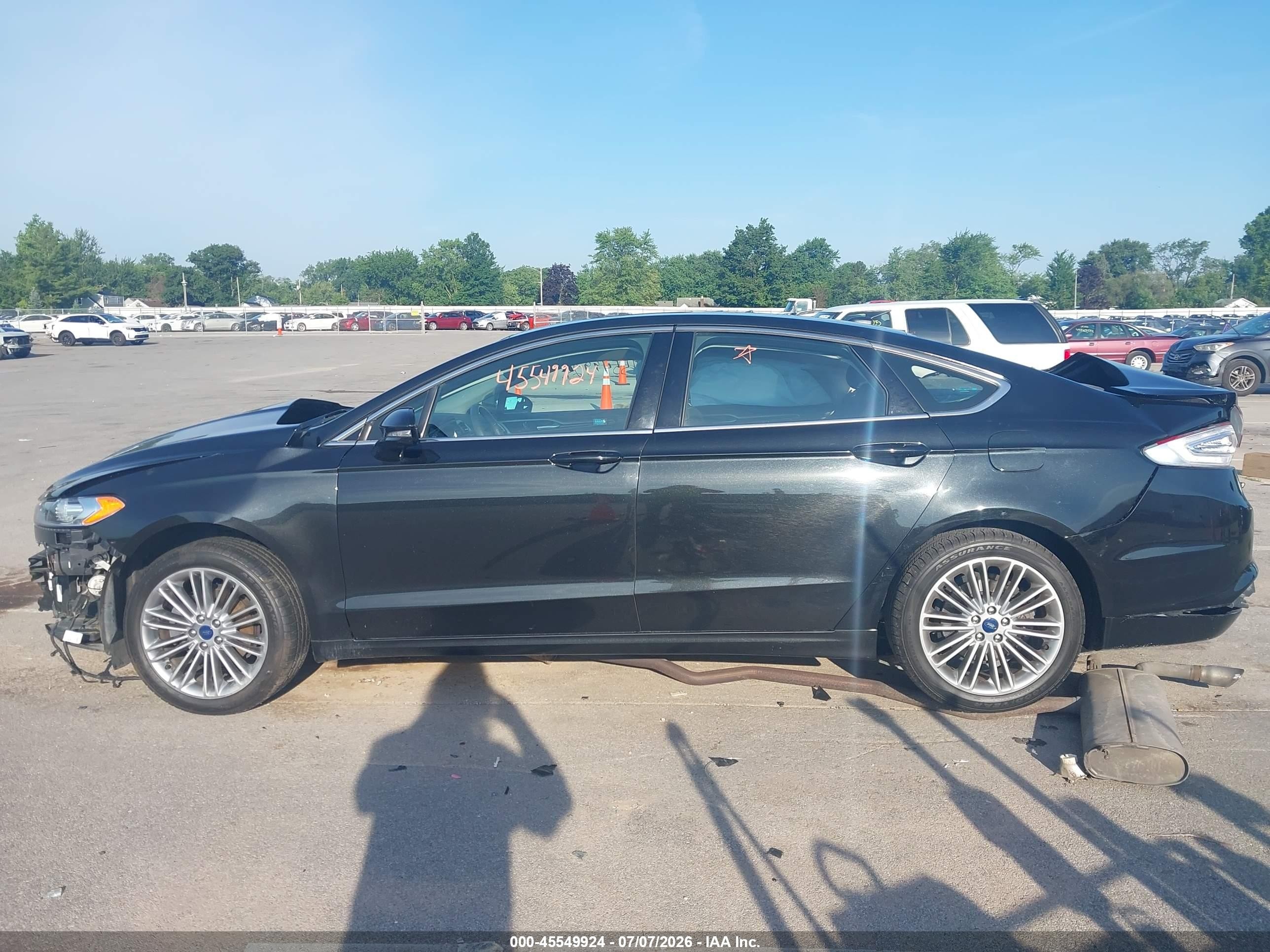 2015 Ford Fusion Se Черный vin: 1FA6P0HD1F5103670