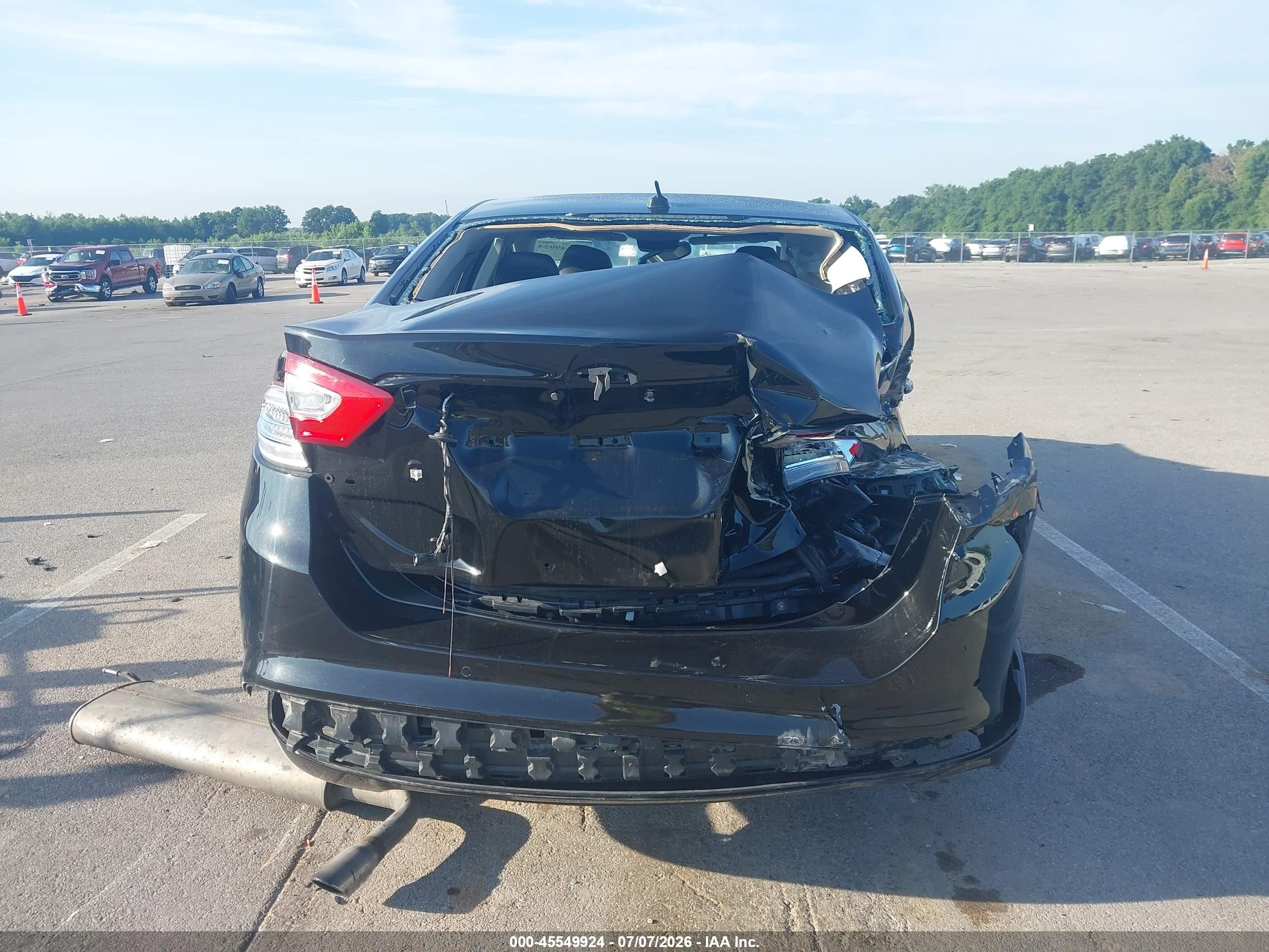 2015 Ford Fusion Se Черный vin: 1FA6P0HD1F5103670