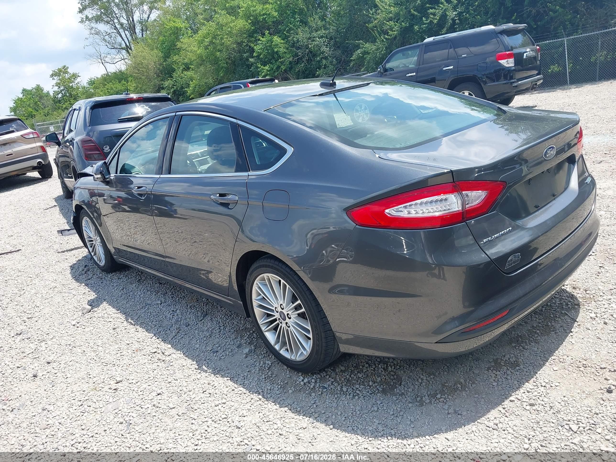 2015 Ford Fusion Se Black vin: 1FA6P0HD1F5115737