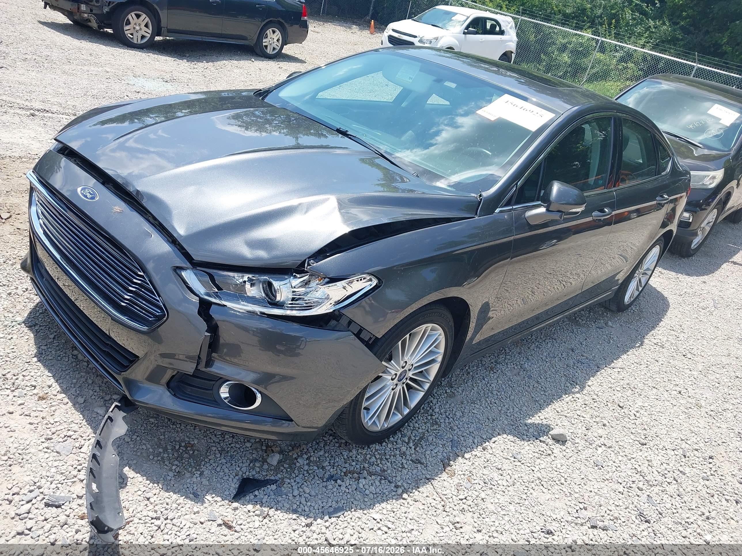 2015 Ford Fusion Se Black vin: 1FA6P0HD1F5115737