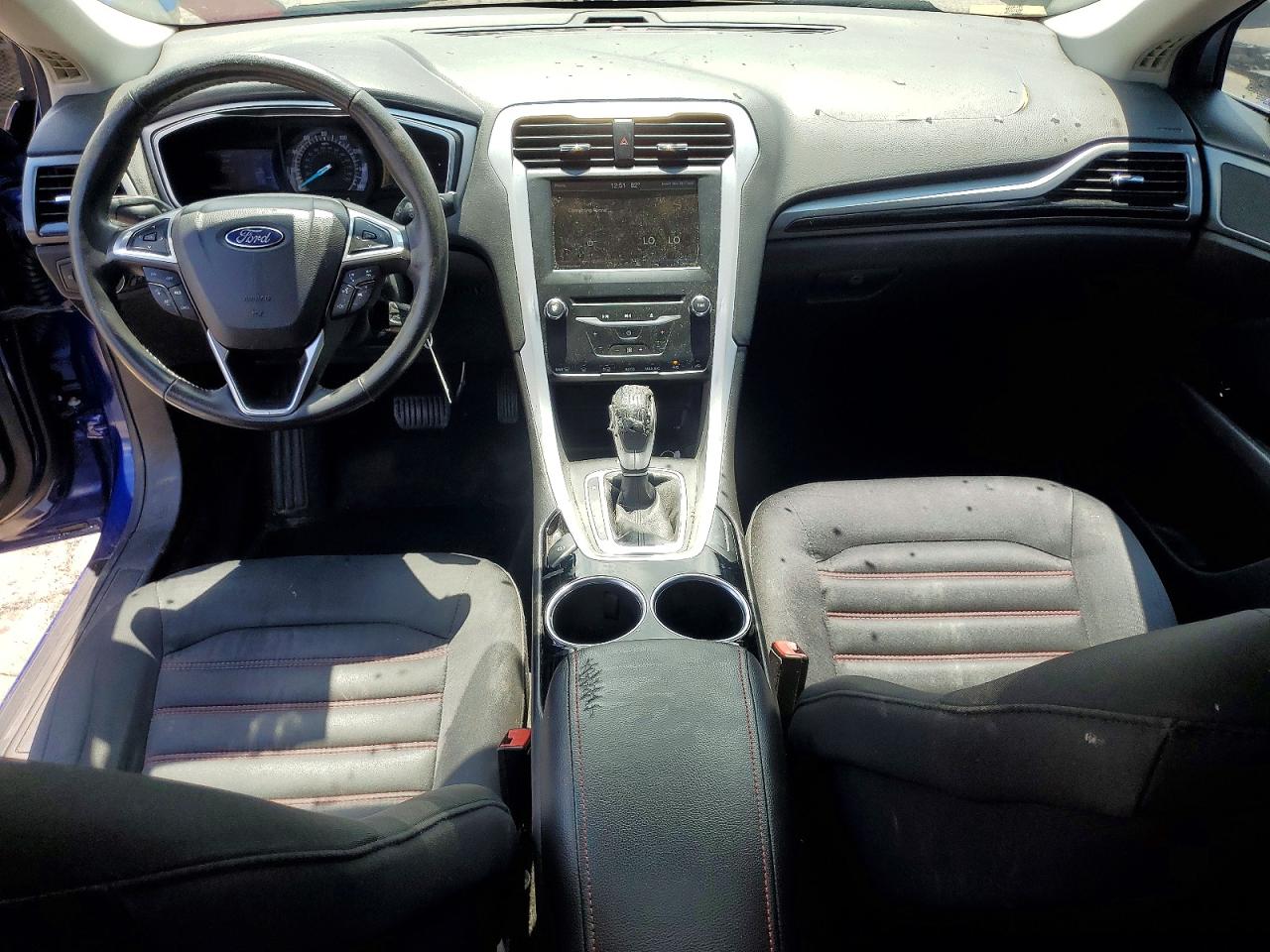 2014 Ford Fusion Se Blue vin: 1FA6P0HD2E5354003