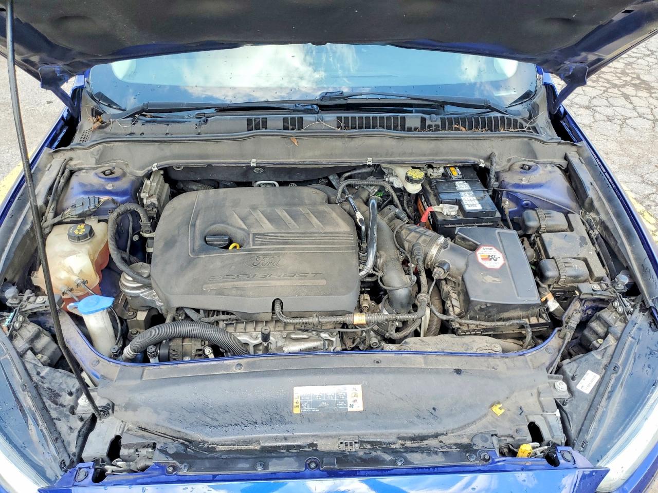 2014 Ford Fusion Se Blue vin: 1FA6P0HD2E5354003