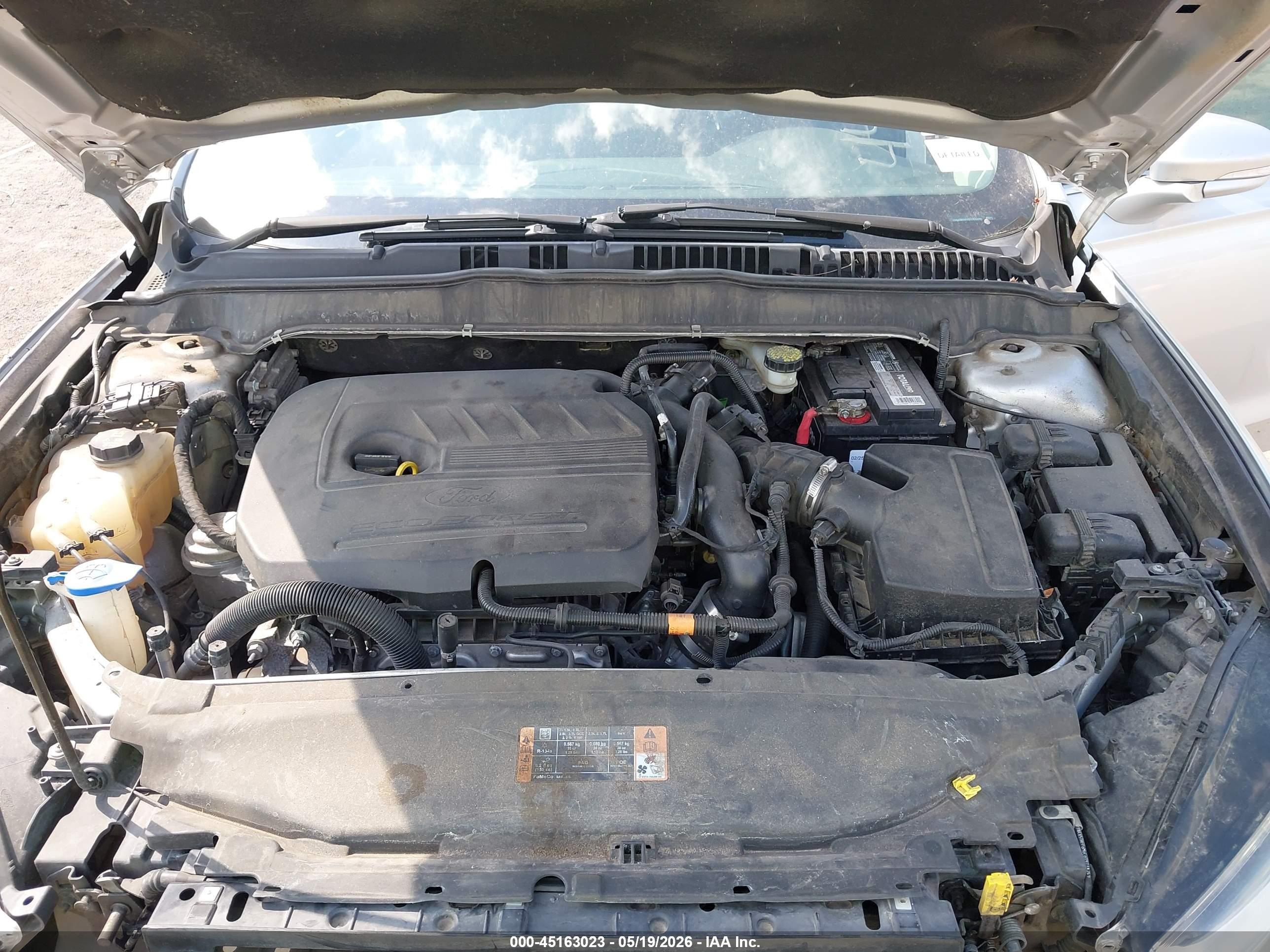 2014 Ford Fusion Se Silver vin: 1FA6P0HD2E5356480