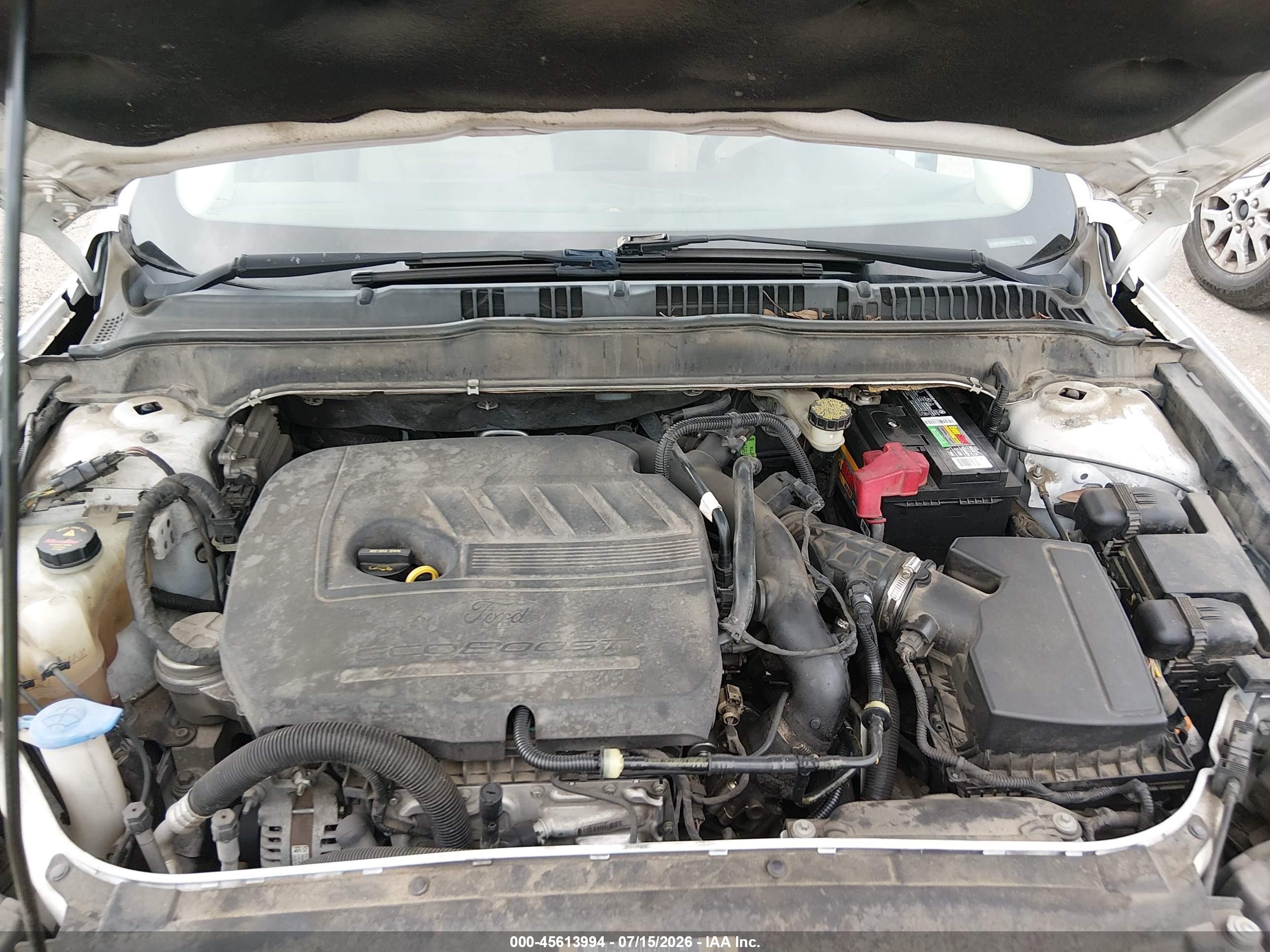 2014 Ford Fusion Se White vin: 1FA6P0HD2E5390418