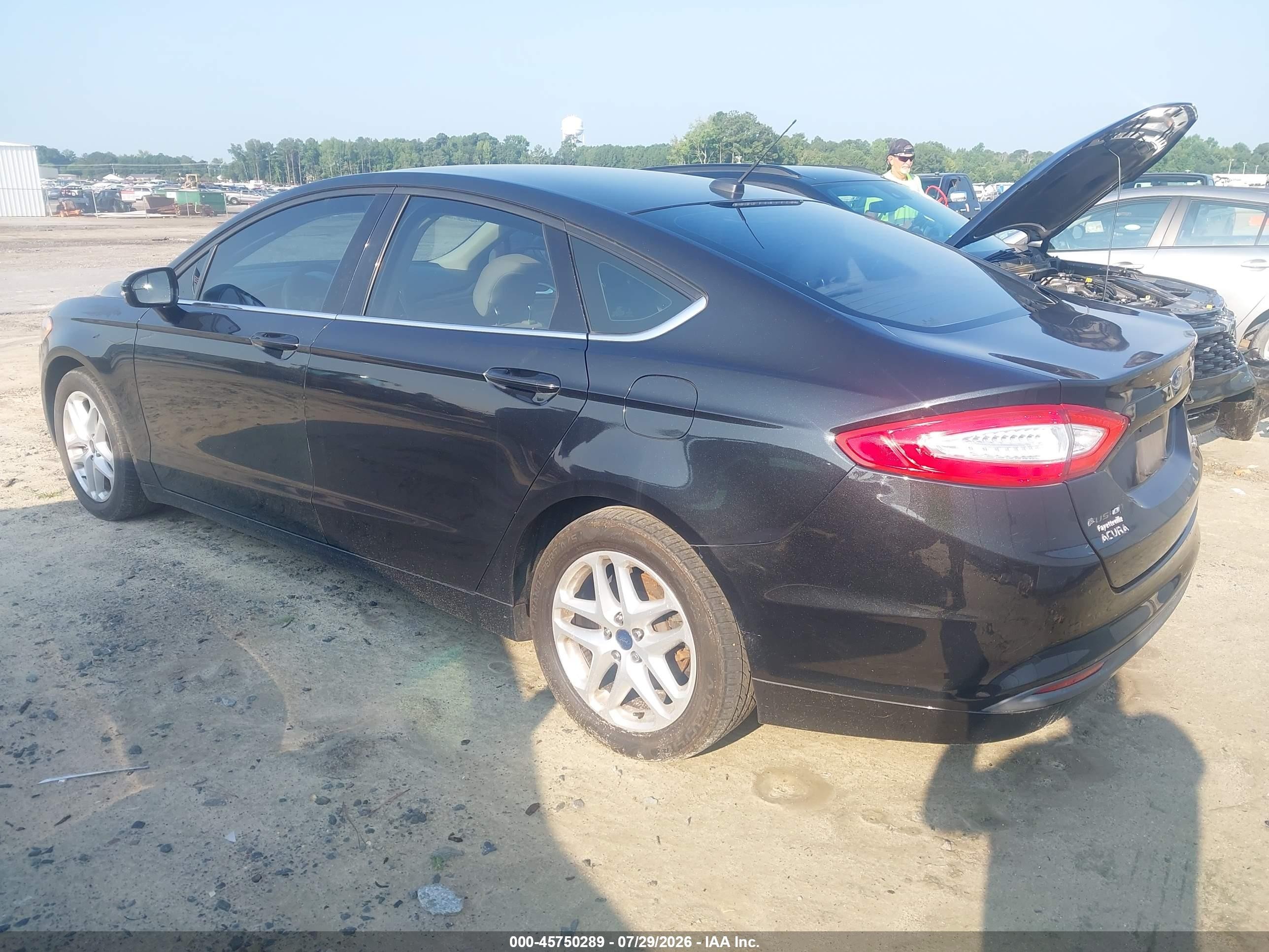2014 Ford Fusion Se Black vin: 1FA6P0HD3E5365561