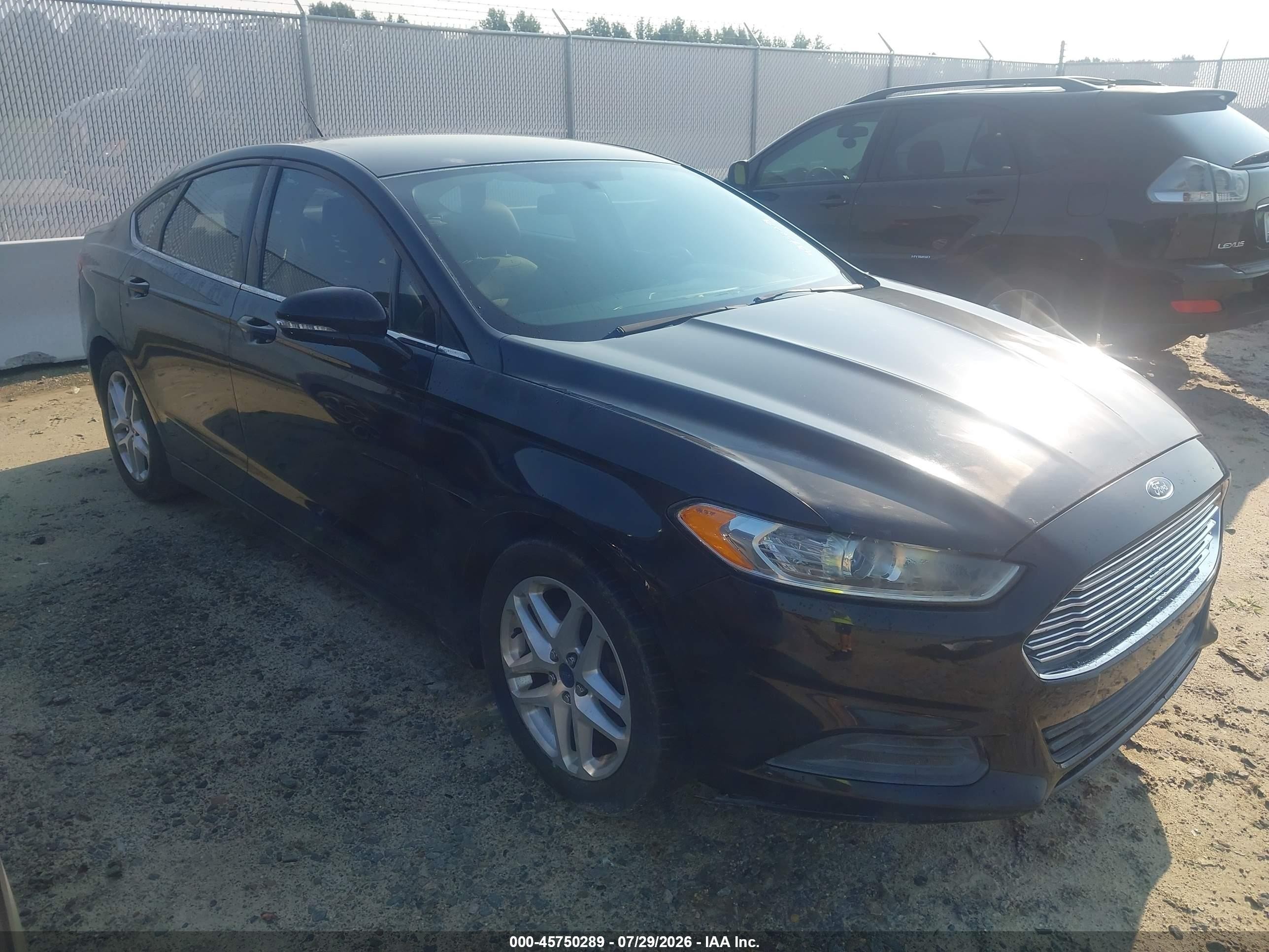 2014 Ford Fusion Se Black vin: 1FA6P0HD3E5365561