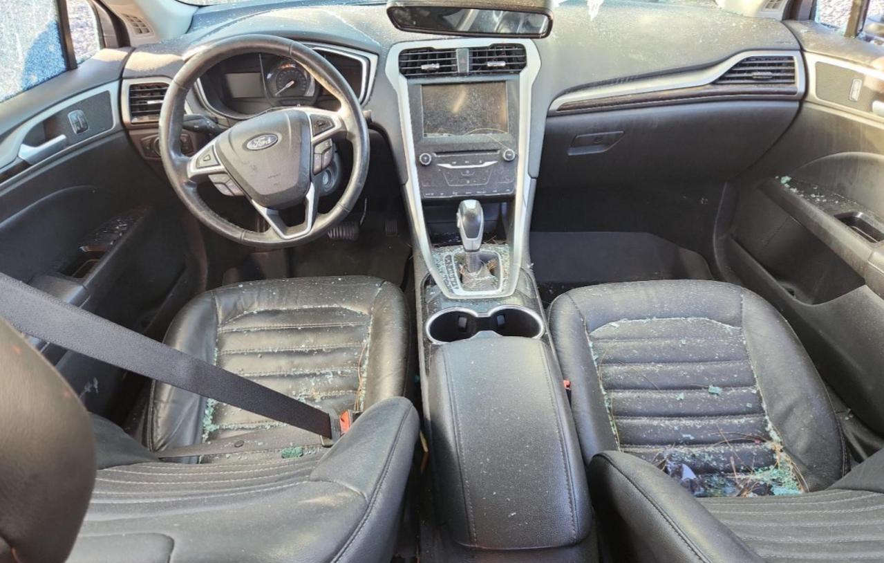 2014 Ford Fusion Se Gray vin: 1FA6P0HD3E5365950