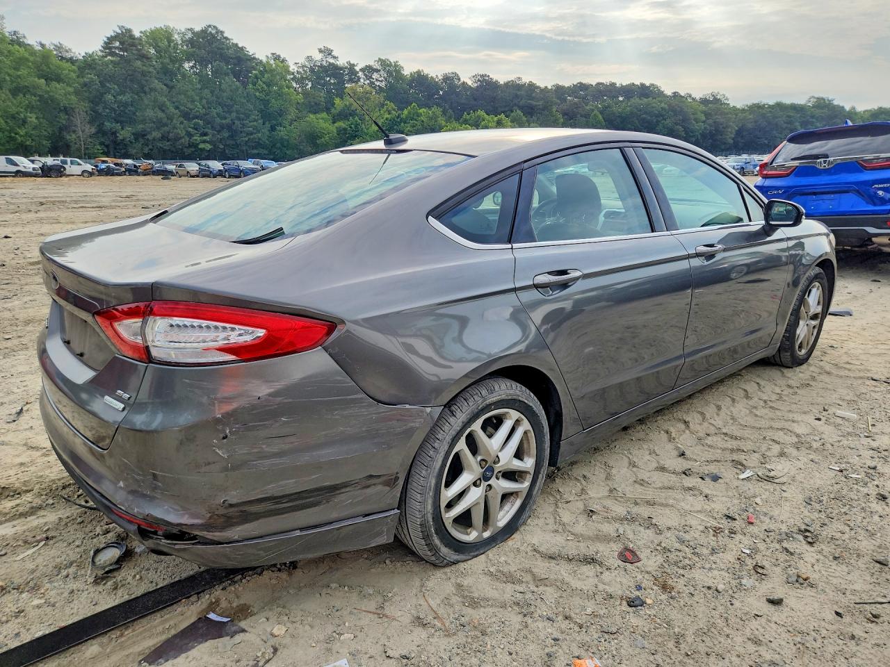 2014 Ford Fusion Gray vin: 1FA6P0HD3E5369688