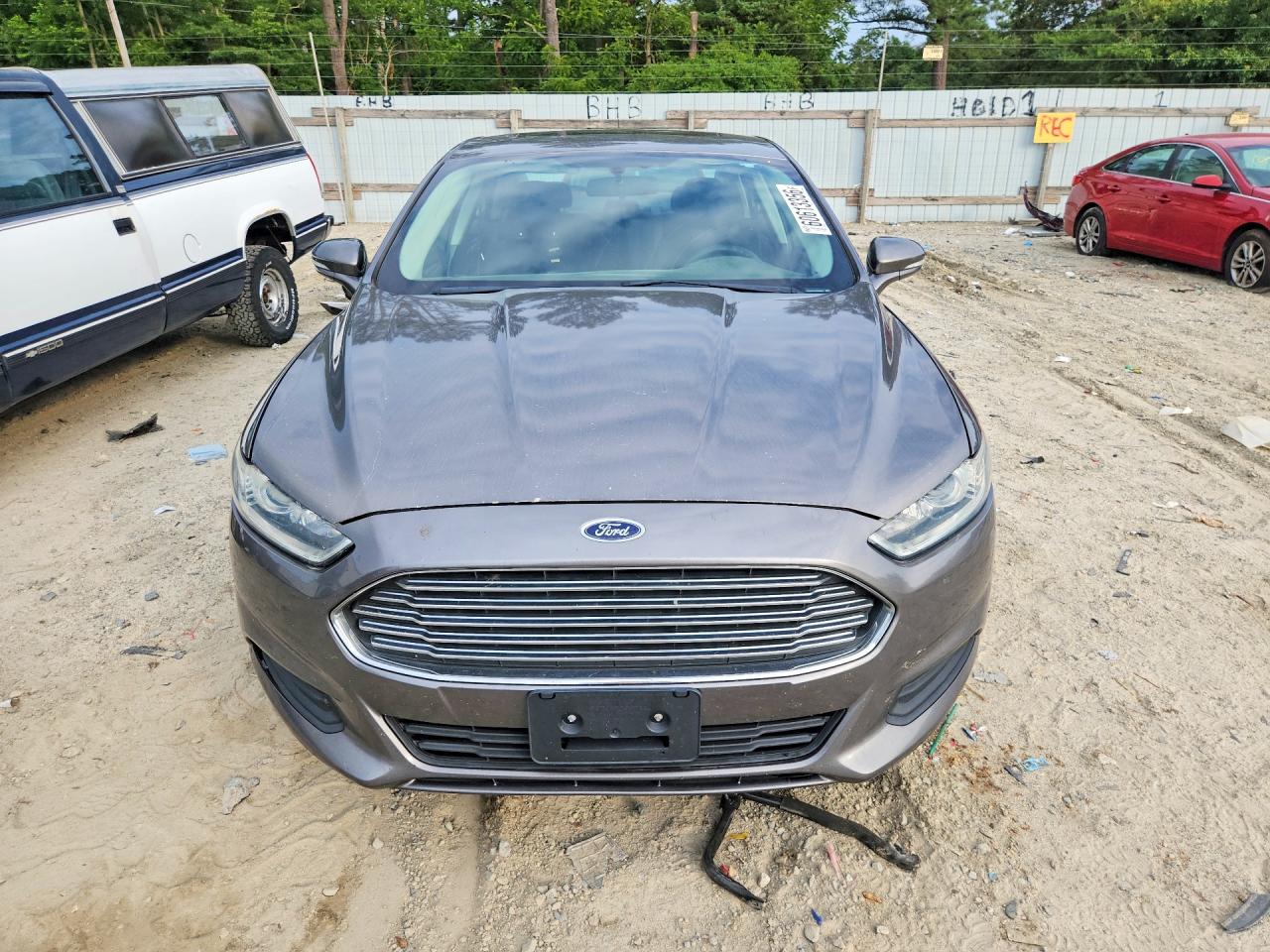 2014 Ford Fusion Gray vin: 1FA6P0HD3E5369688
