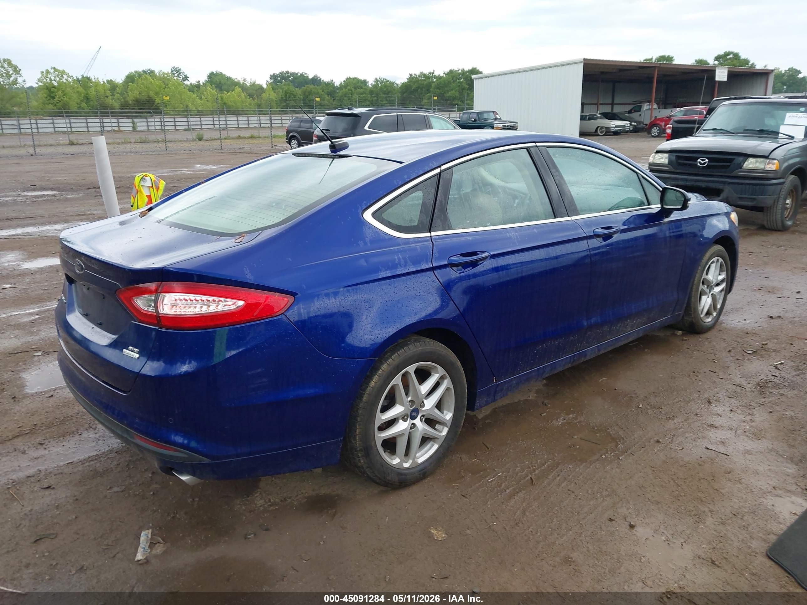 2014 Ford Fusion Se Blue vin: 1FA6P0HD3E5384031