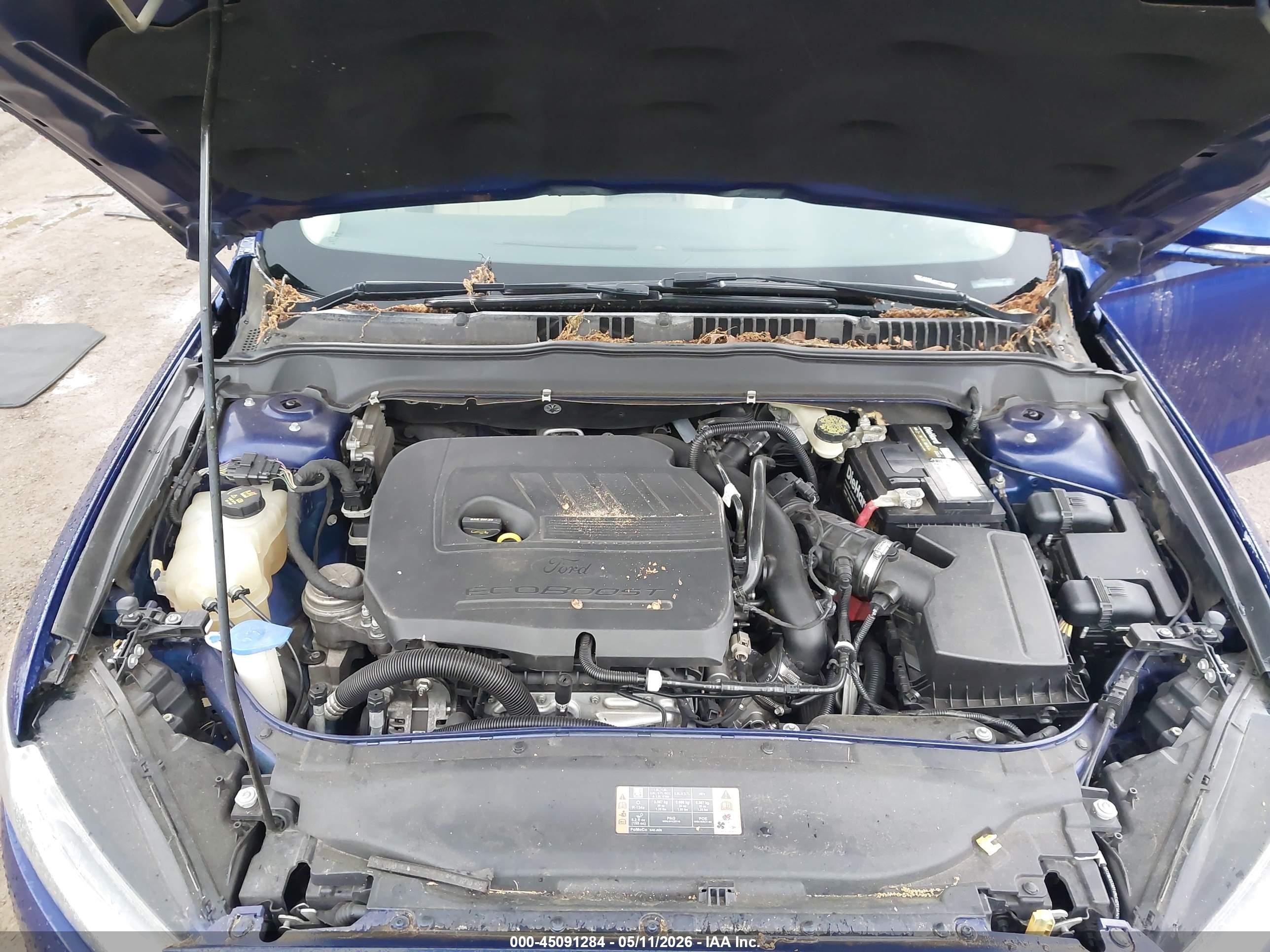 2014 Ford Fusion Se Blue vin: 1FA6P0HD3E5384031