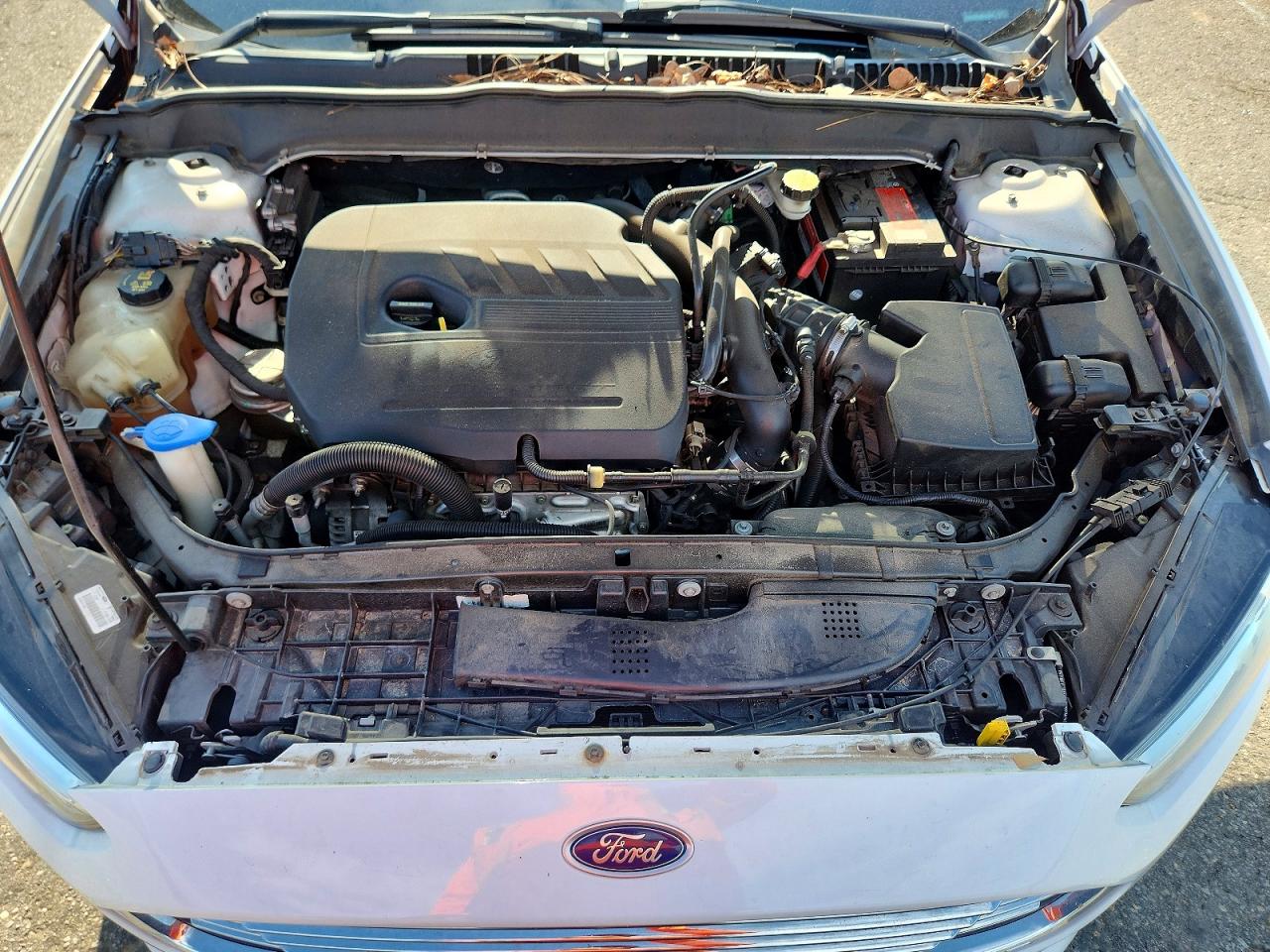 2014 Ford Fusion Se White vin: 1FA6P0HD3E5395868