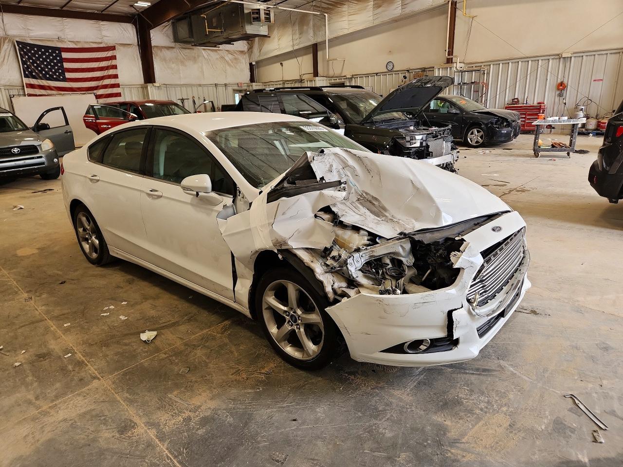 2014 Ford Fusion Se White vin: 1FA6P0HD4E5362944