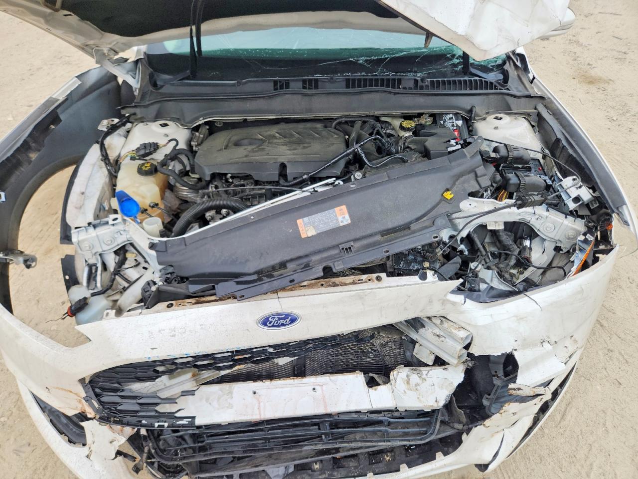 2014 Ford Fusion Se White vin: 1FA6P0HD4E5391635
